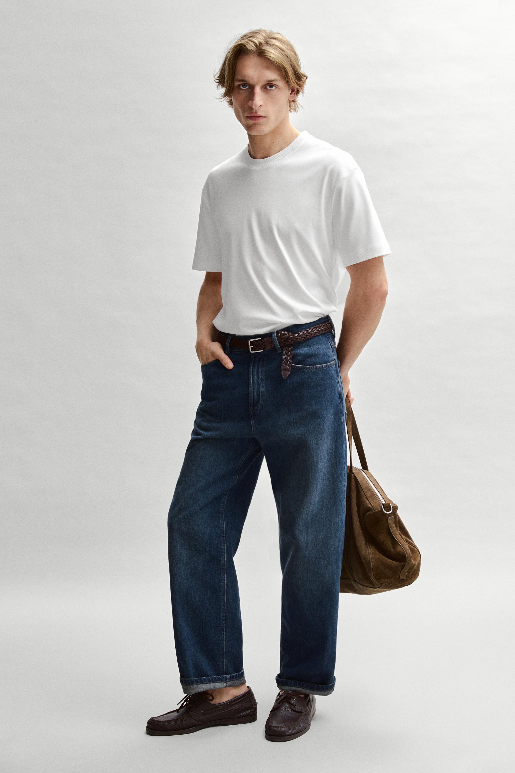 100% cotton short sleeve T-shirt — WHITE