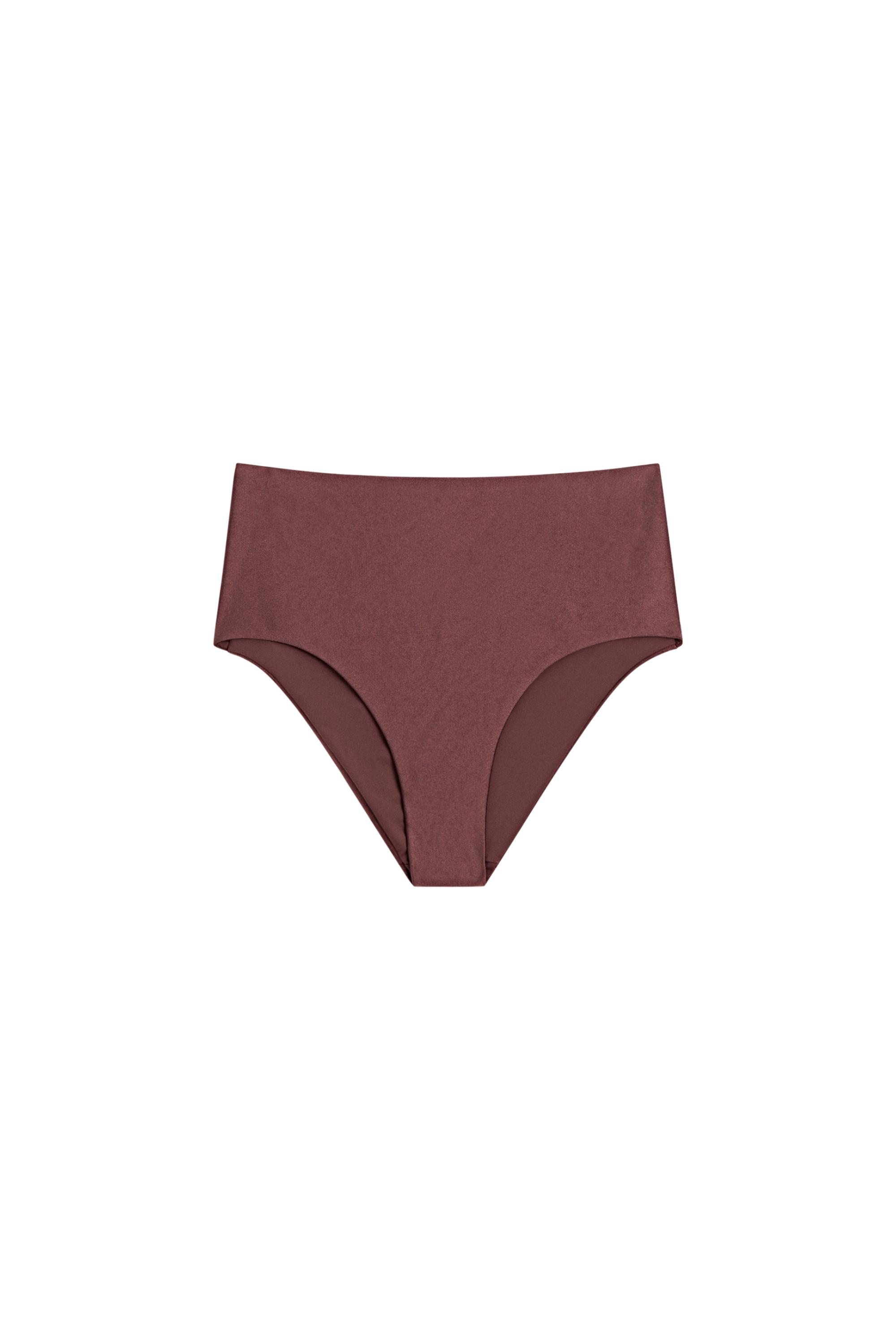 Braguita alta bikini brillo