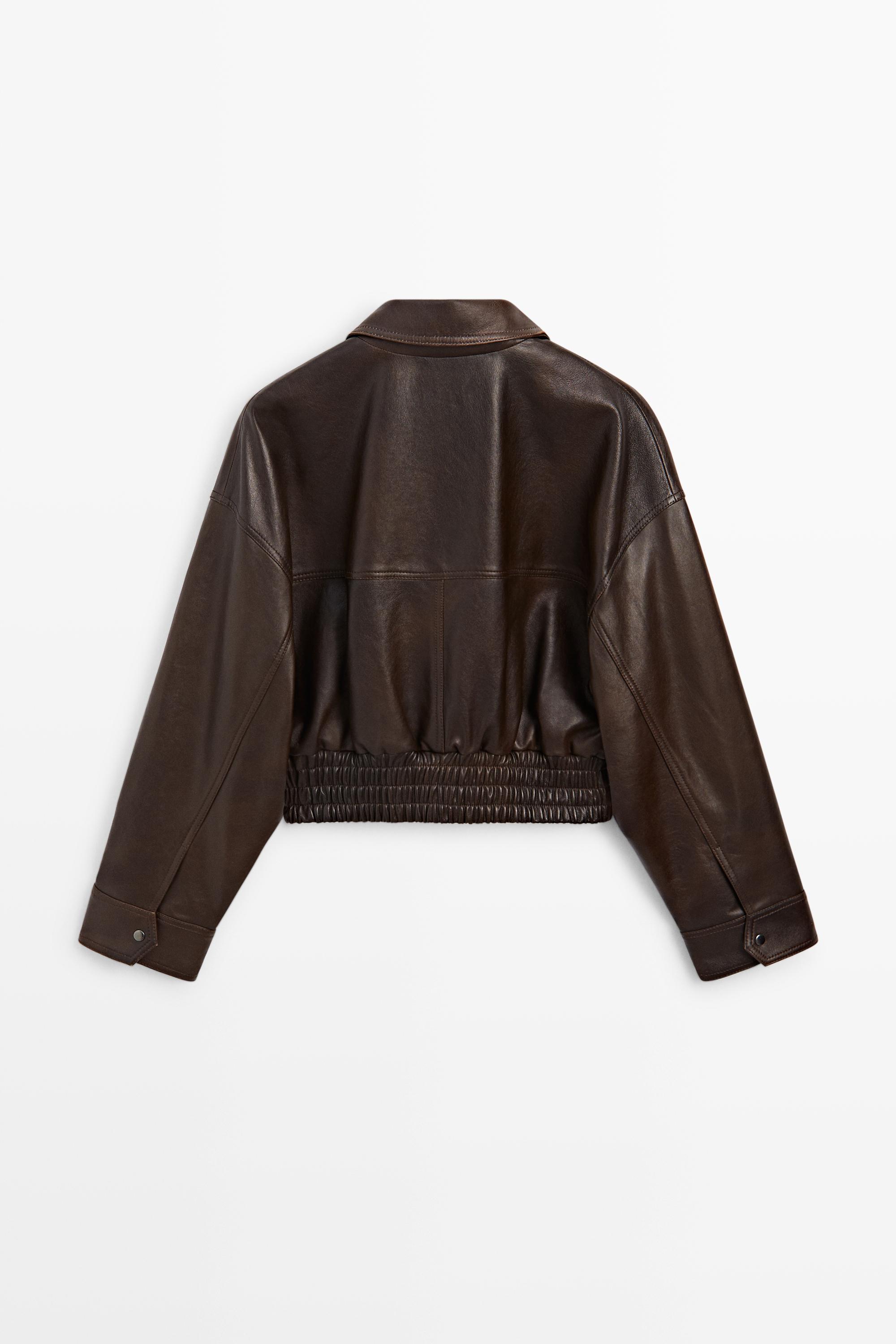 Women's Leather Jackets - Massimo Dutti - US