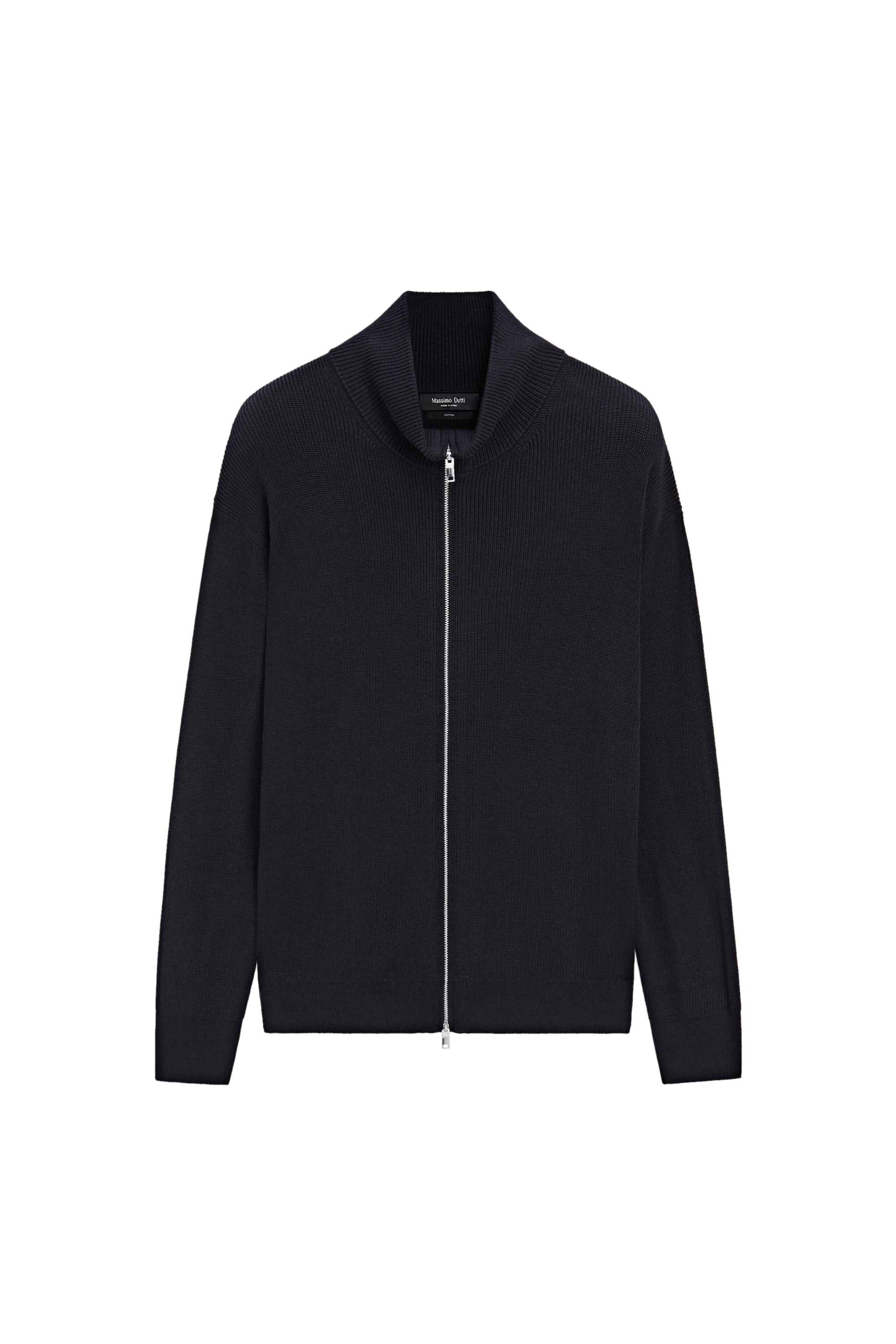 Massimo Dutti %100 pamuklu fitilli triko hırka görsel 5