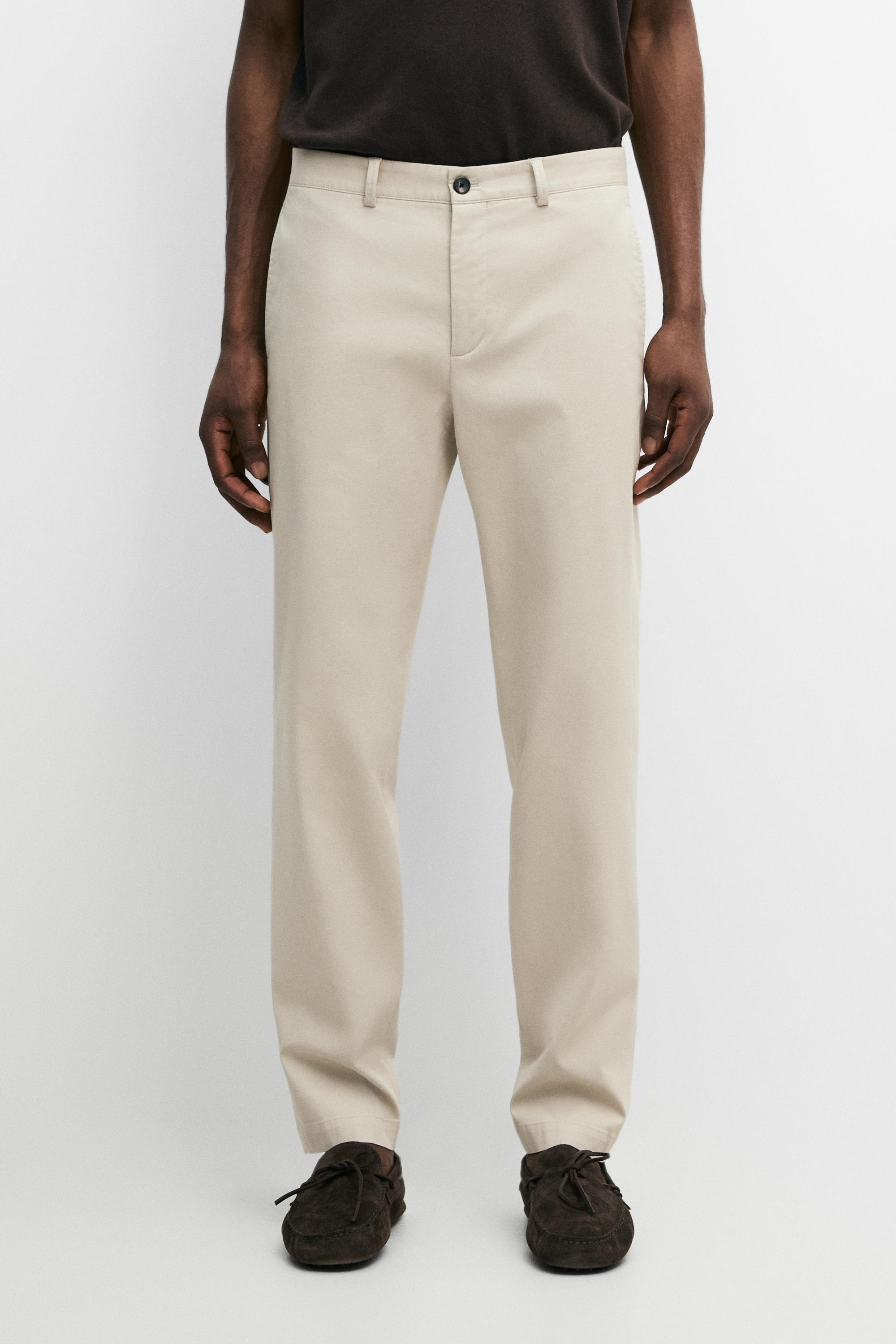 Pantalon slim avec coton