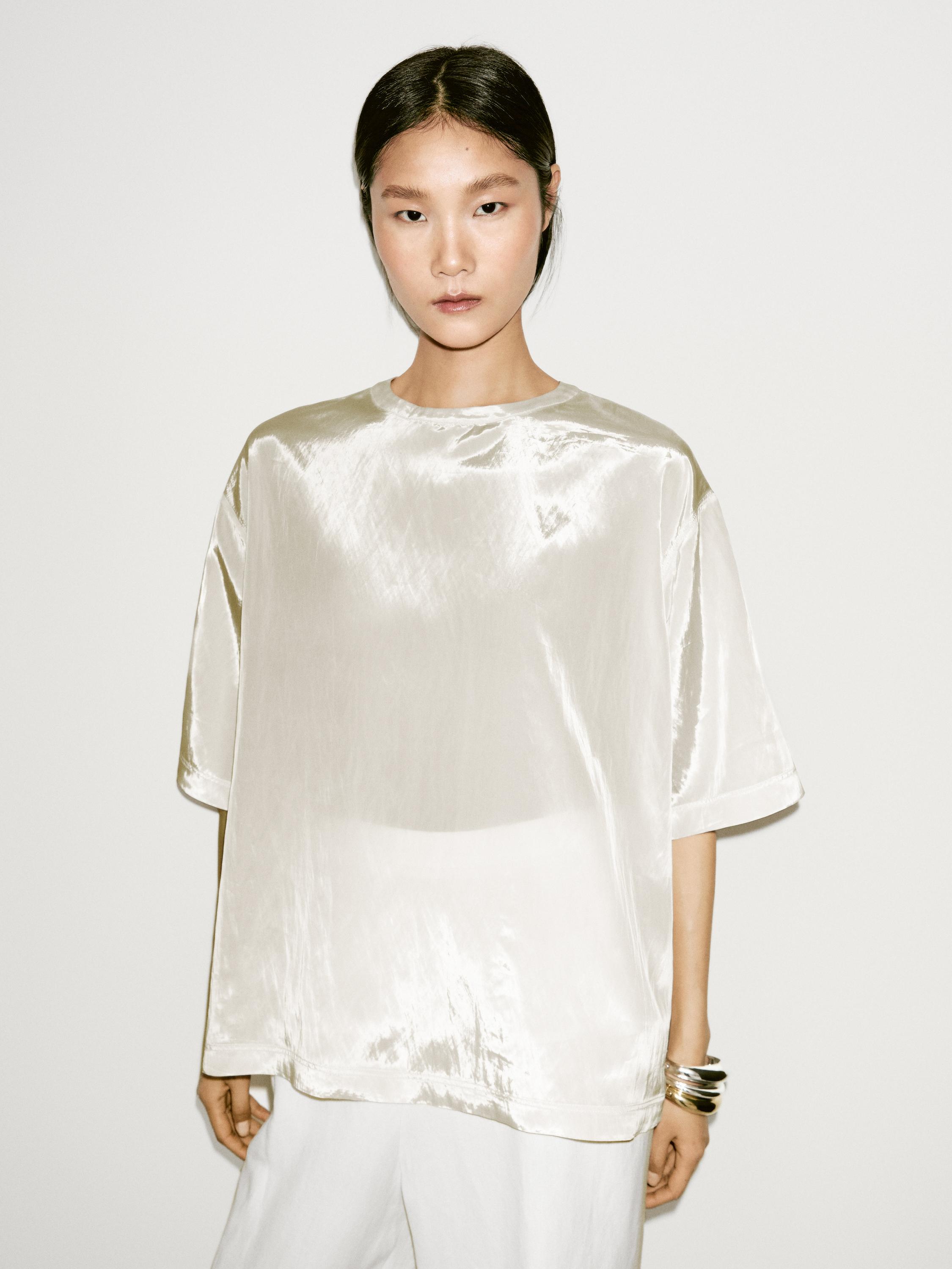 Short sleeve organza T-shirt - Limited Edition
