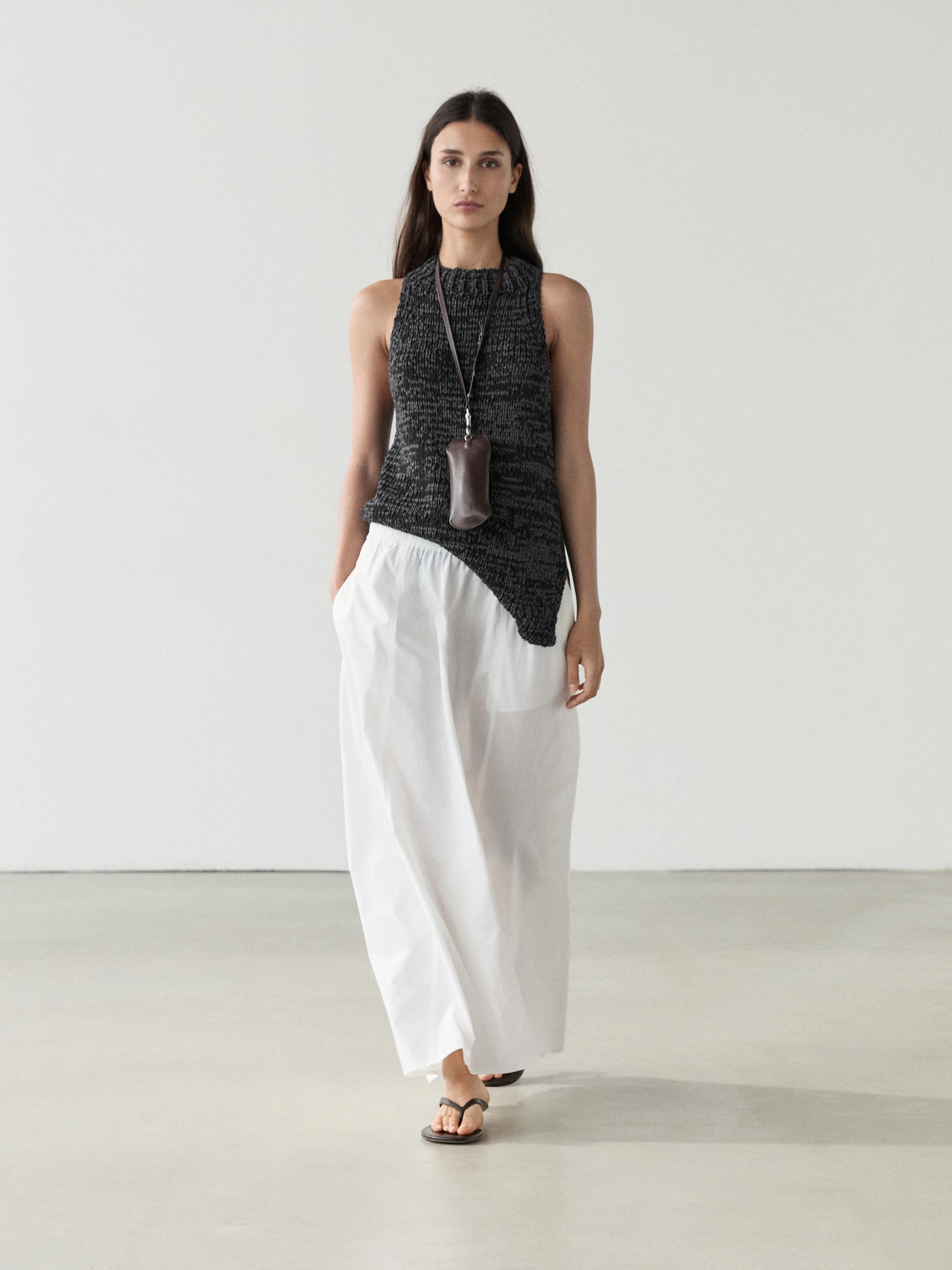 Gari, krokoti poplīna svārki