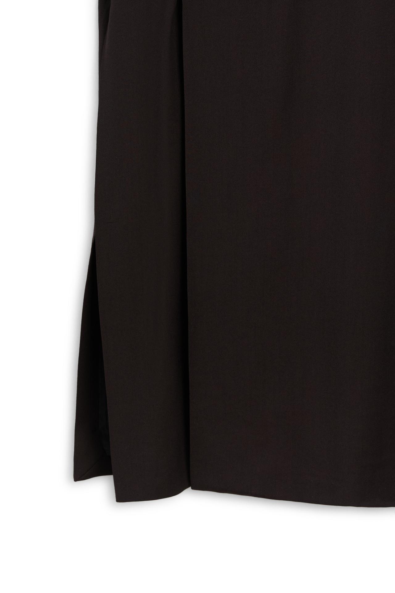 V-neck midi dress - LIMITED EDITION — BROWN