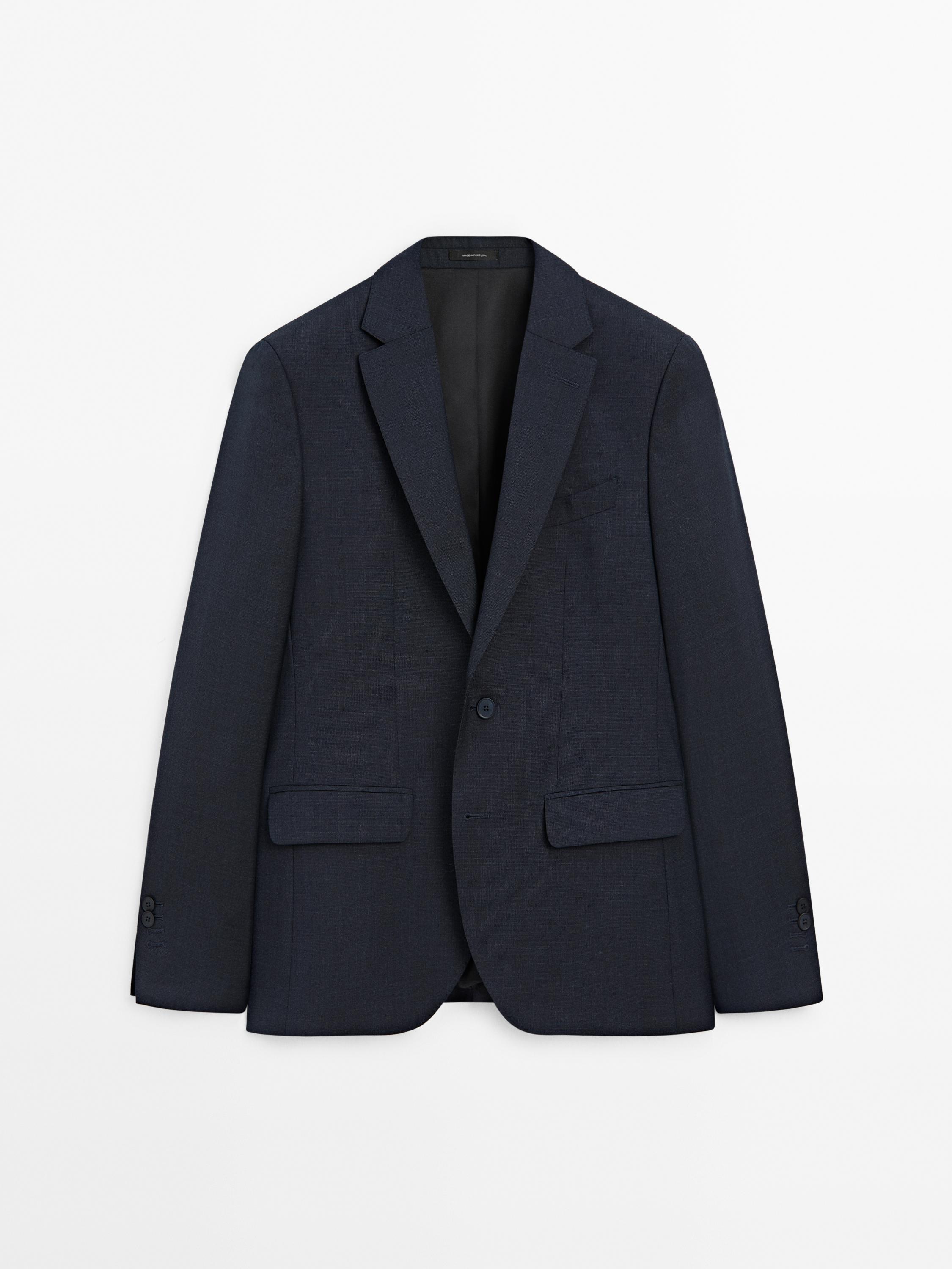 Áo suit blazer 100% len
