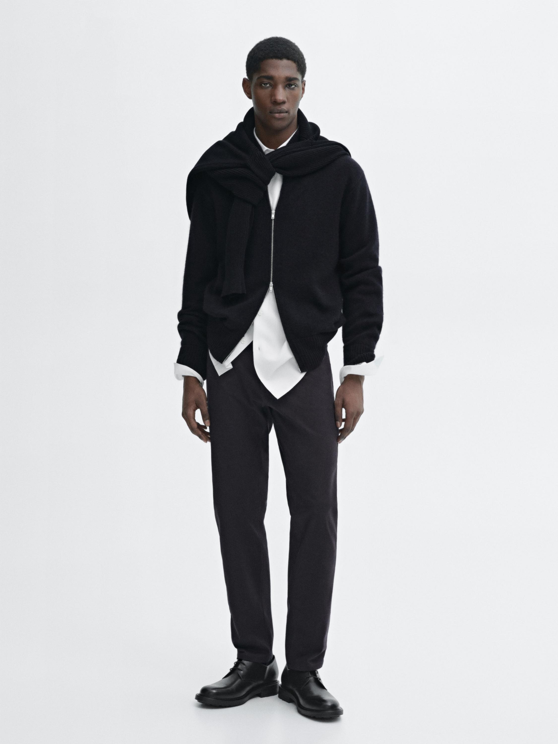 Τζιν παντελόνι tapered fit από μείγμα βαμβακιού