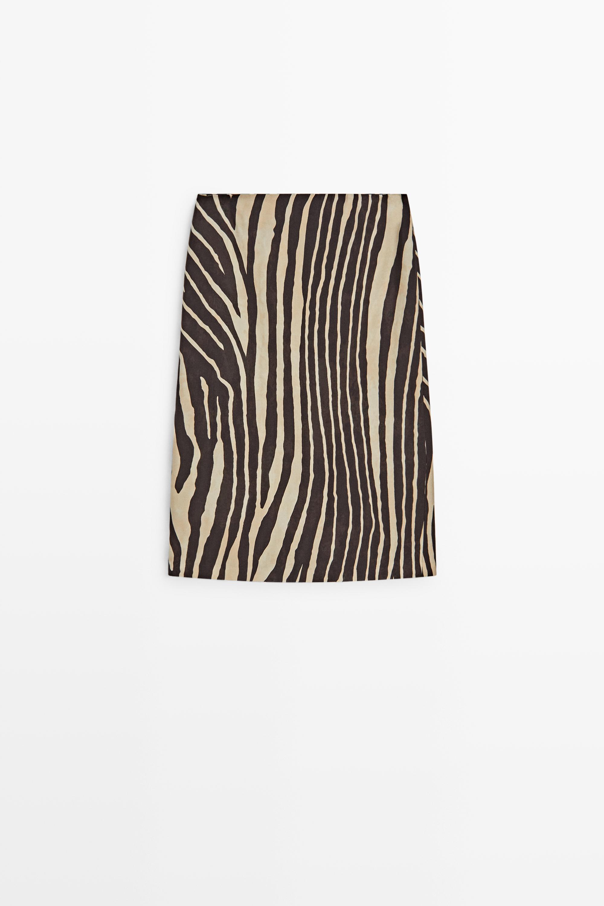 Flowing tube mini skirt — BLUSH-BEIGE