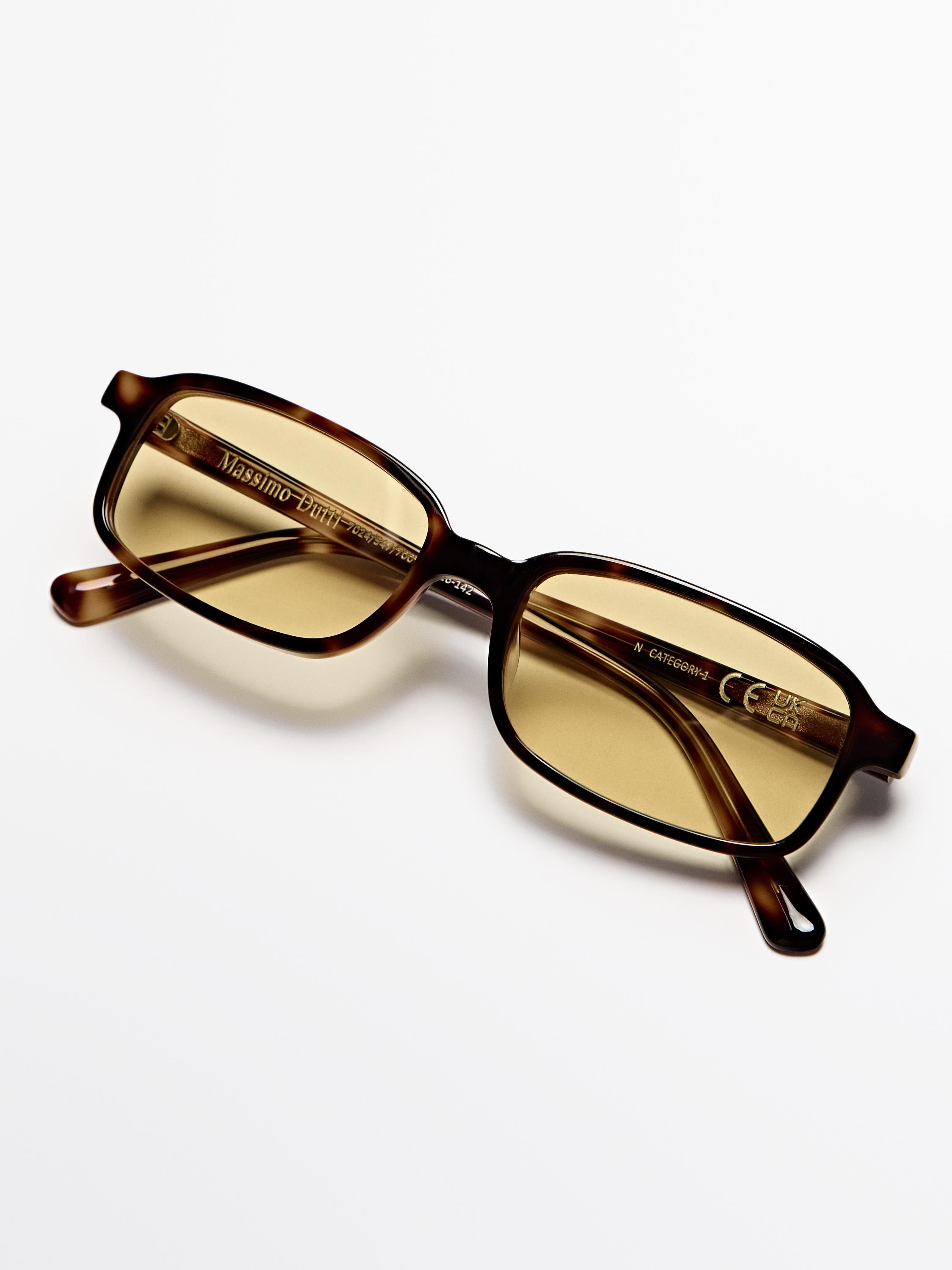 Small rectangular sunglasses