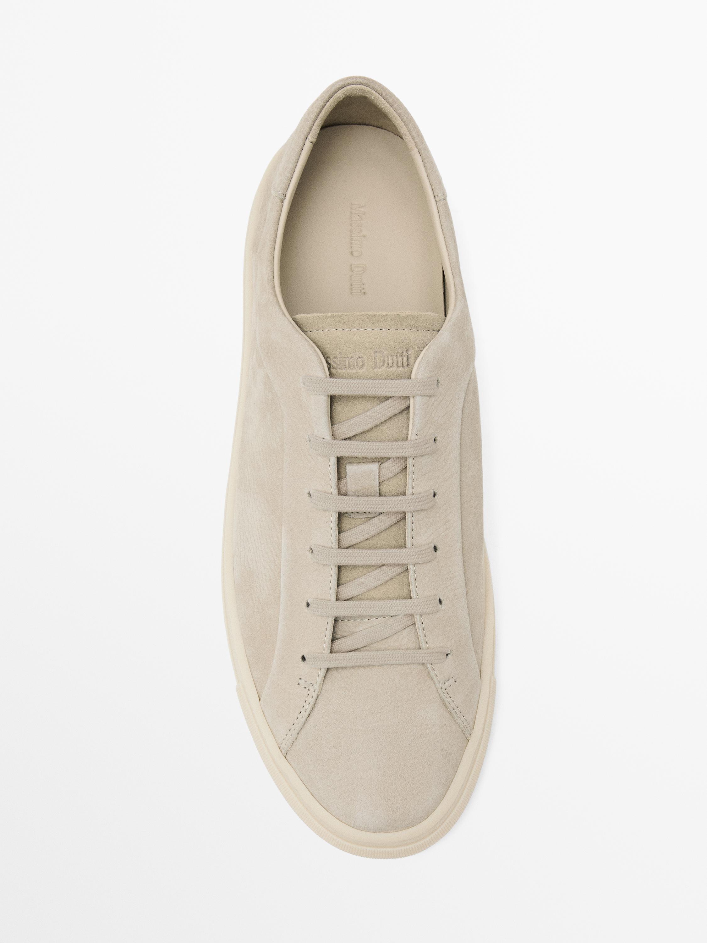 Leather trainers
