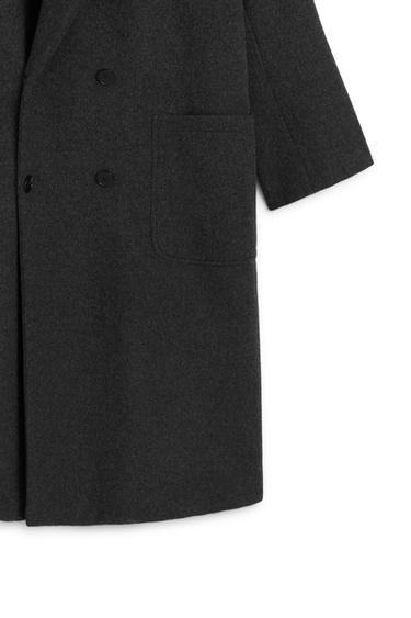 100% wool long coat - LIMITED EDITION — GREY 8