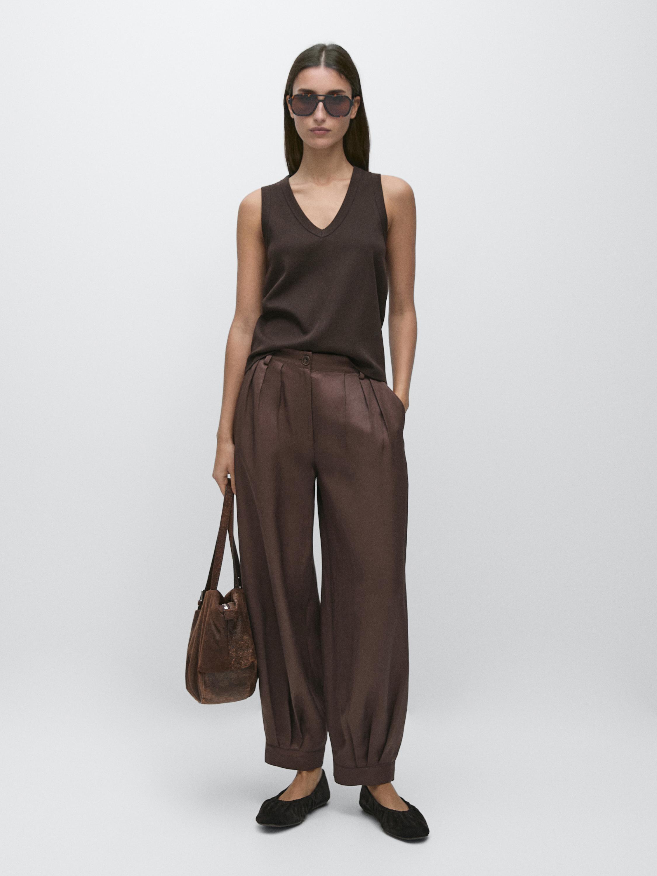 Pantalón barrel fit