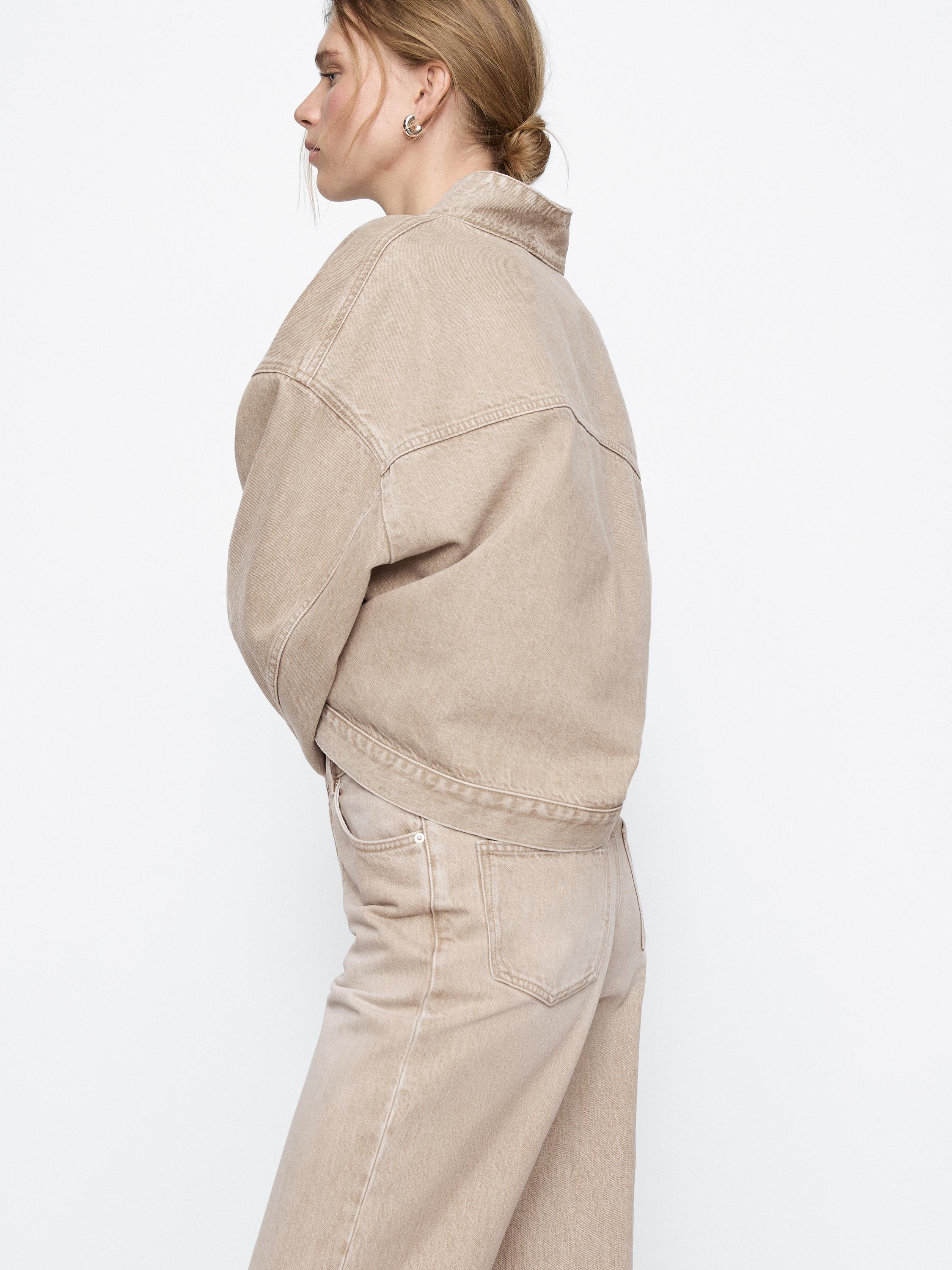 High-waist relaxed fit barrel jeans