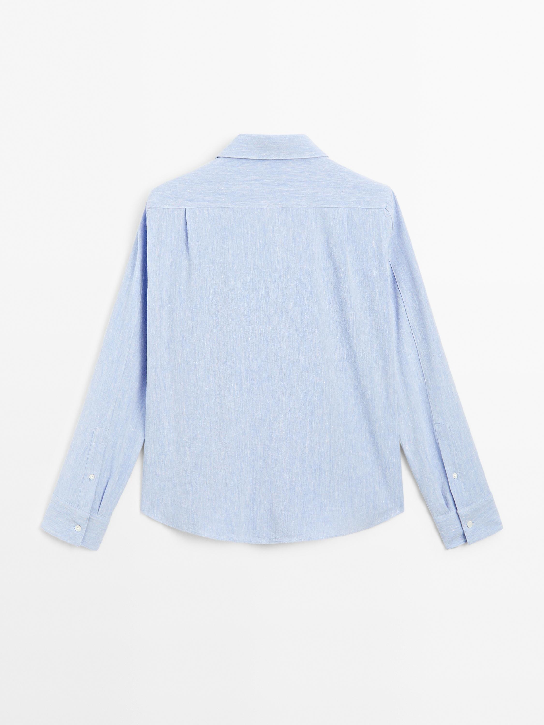 Long sleeve linen shirt