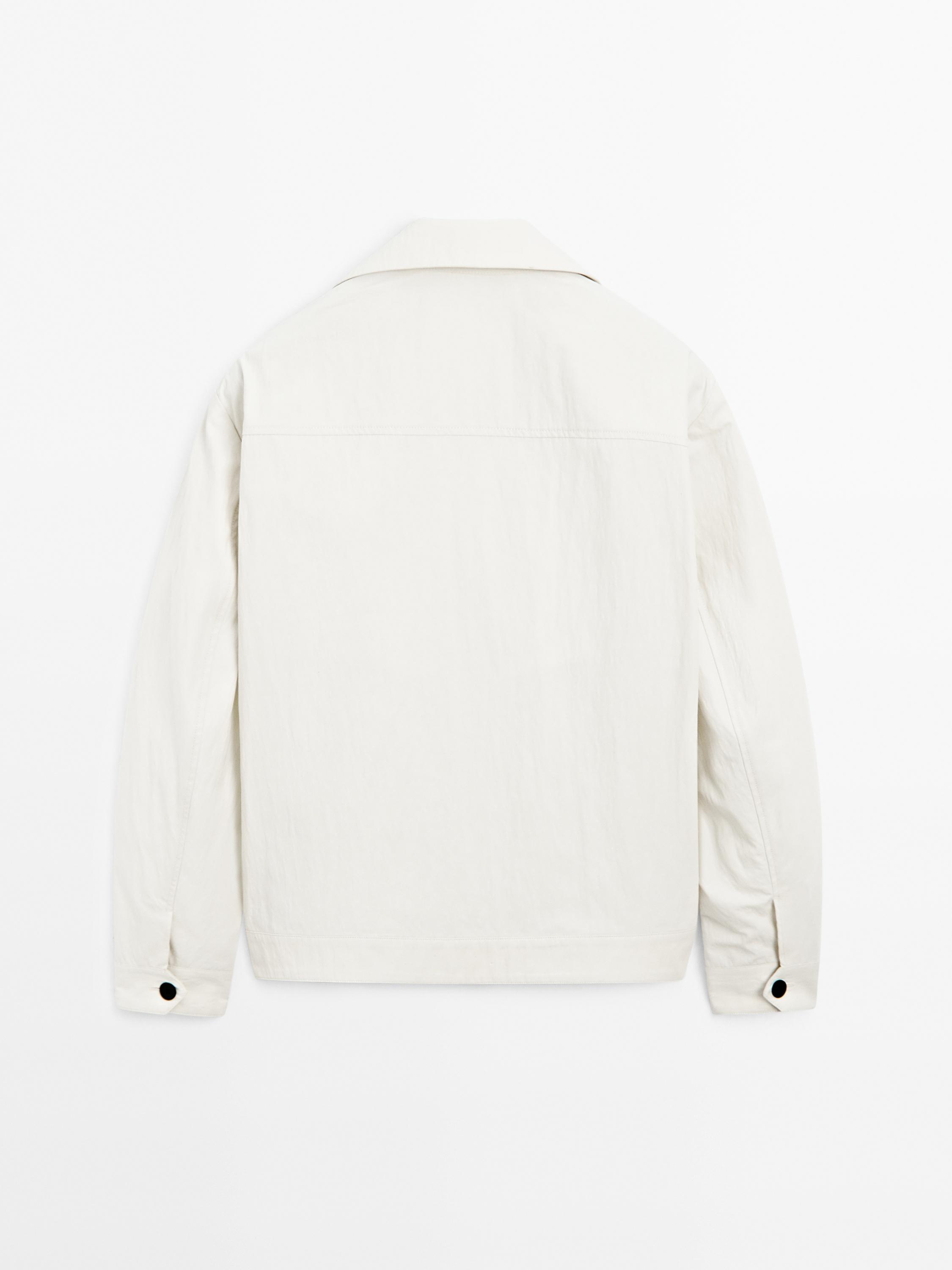 Cotton blend crepe jacket - Limited Edition