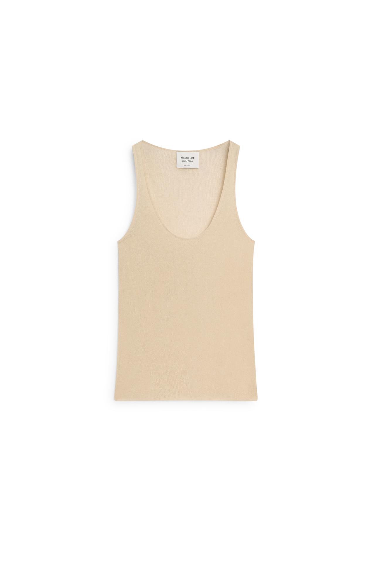 Flowing silk top - LIMITED EDITION — SAND