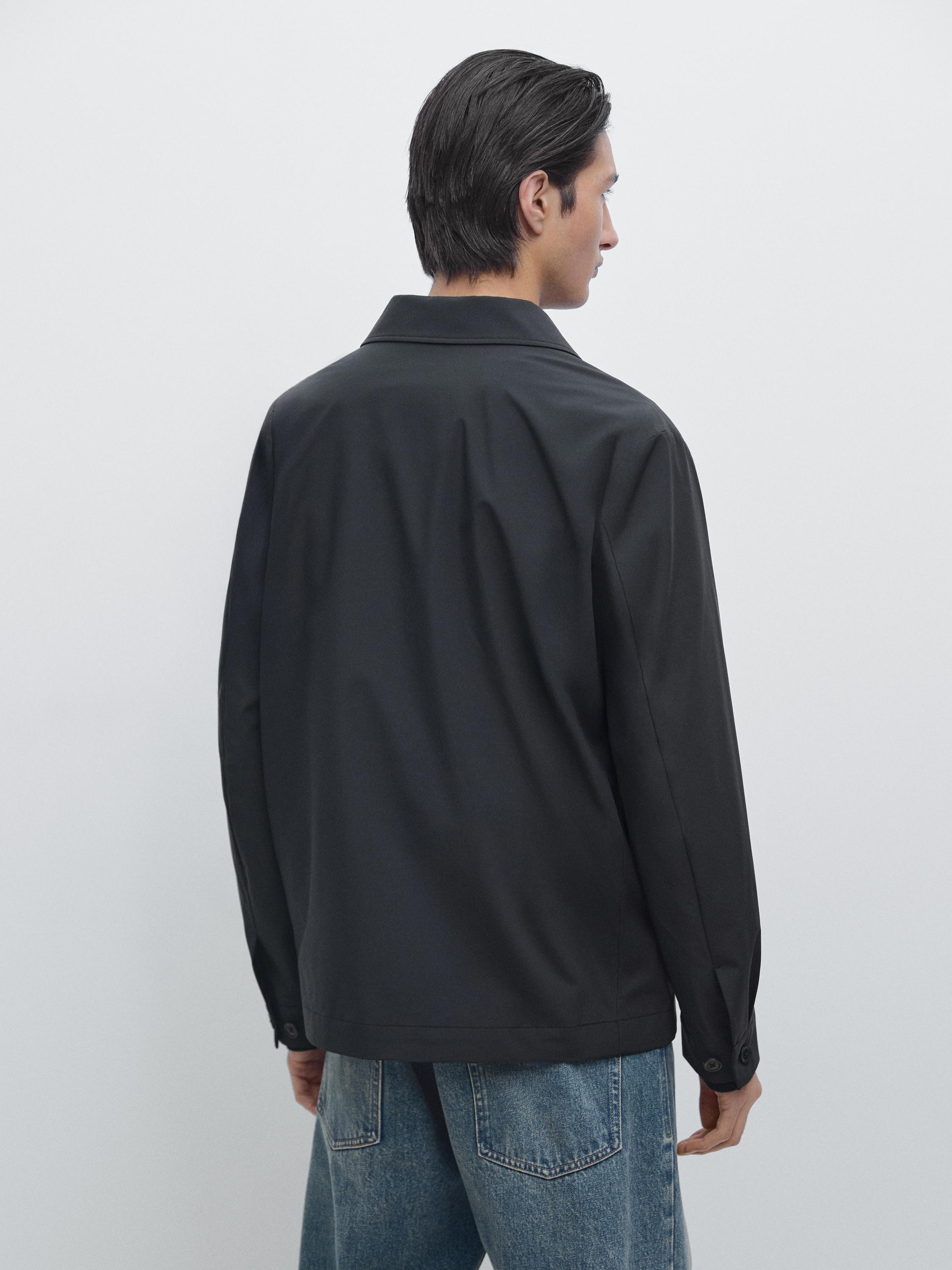 Short jacket with pocket details — NAVY BLUE