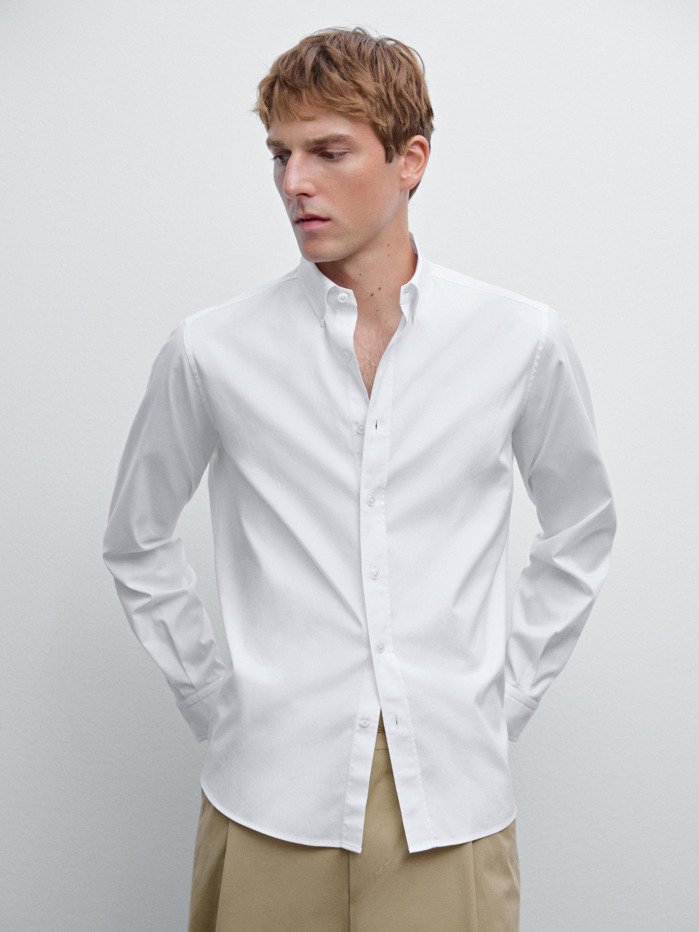 Camisa oxford regular fit