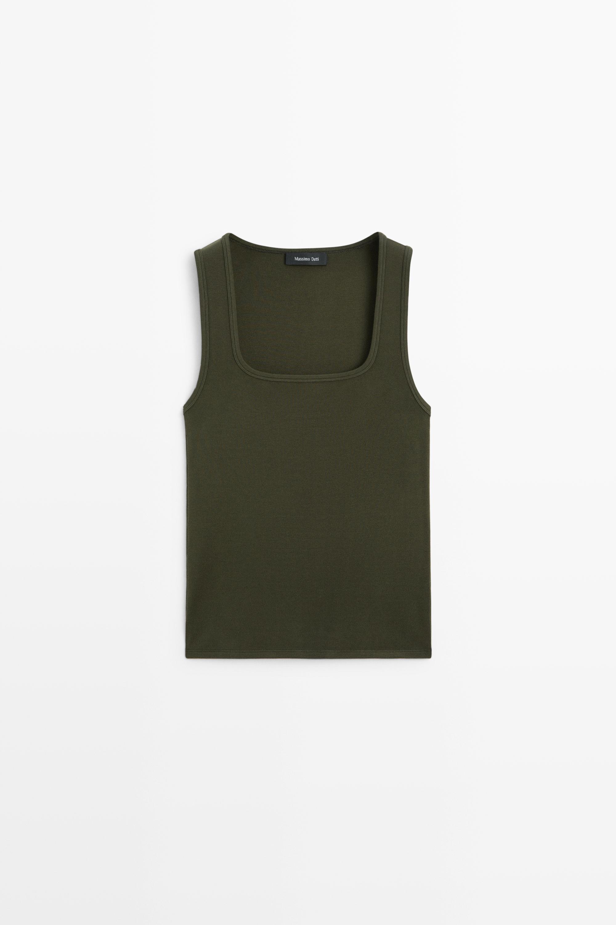 Top de escote cuadrado