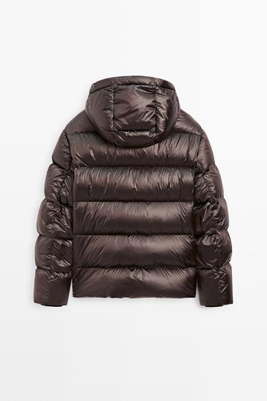Shiny down jacket — PURPLE 6