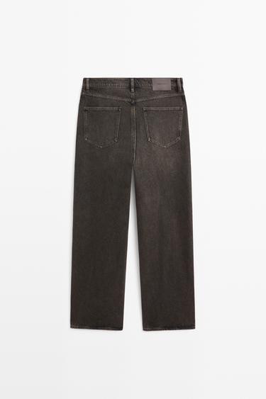 Wide-leg jeans — DARK GREY 6