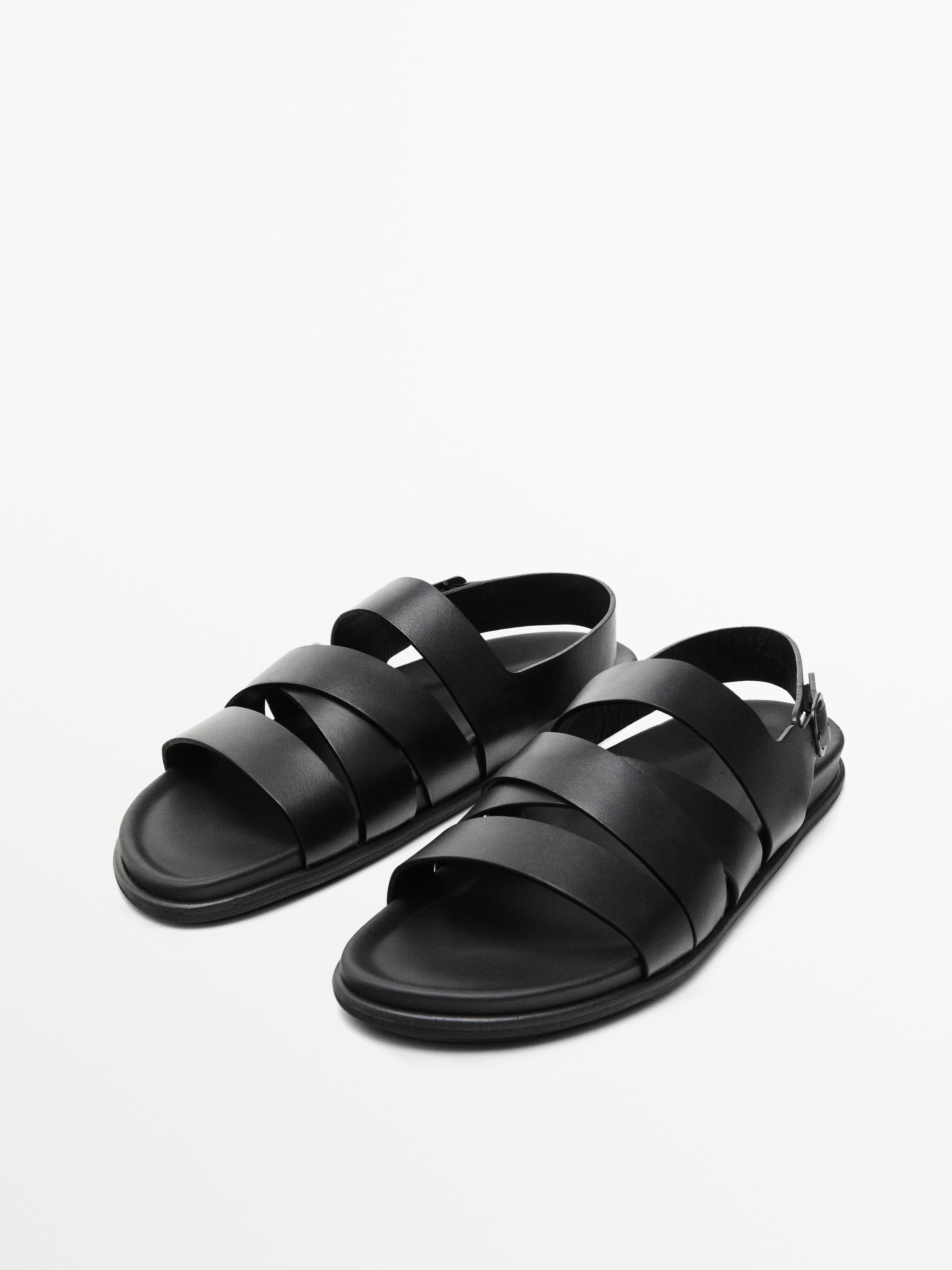 Nappa strappy sandals
