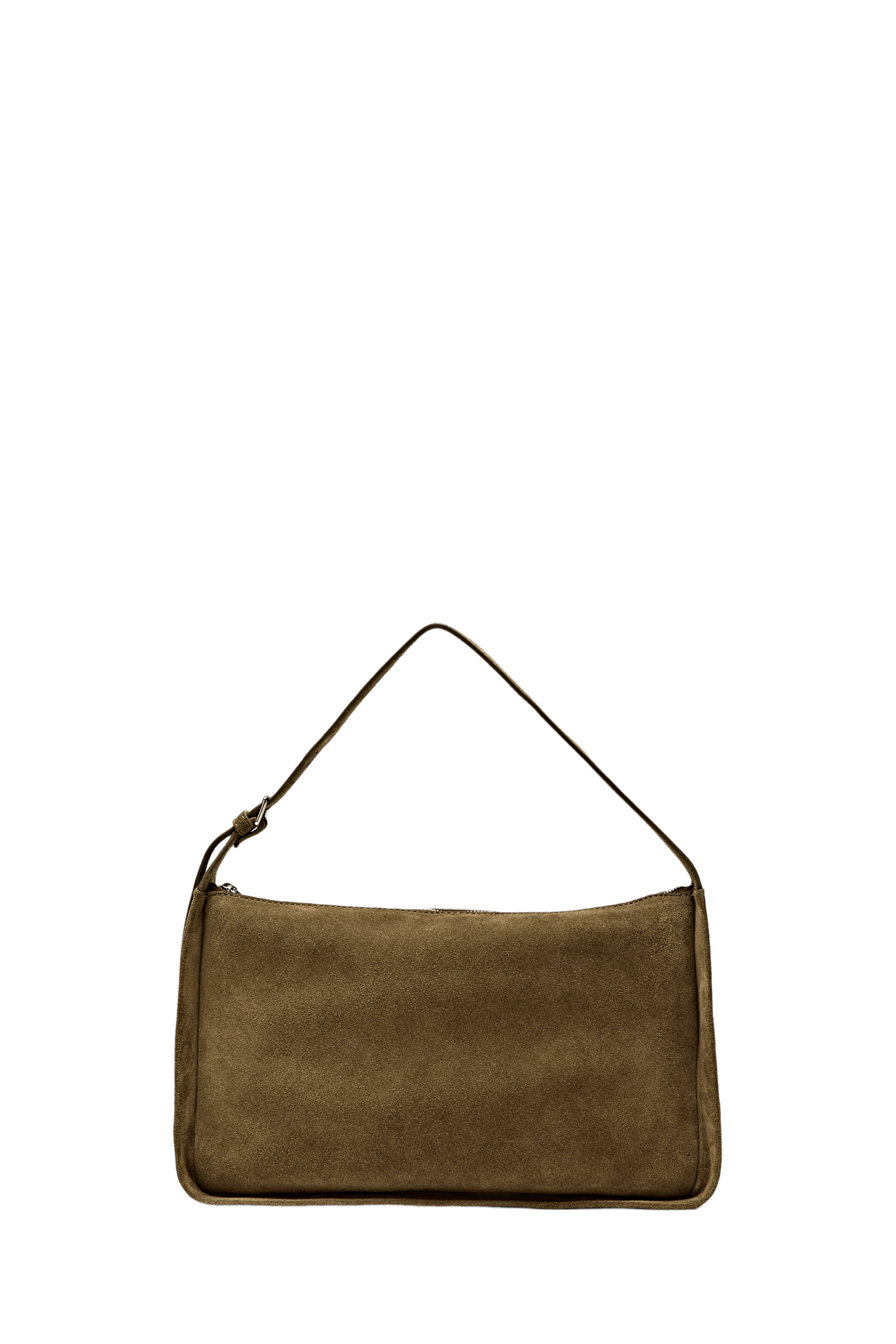 Massimo Dutti Süet deri çapraz askılı çanta görsel 6