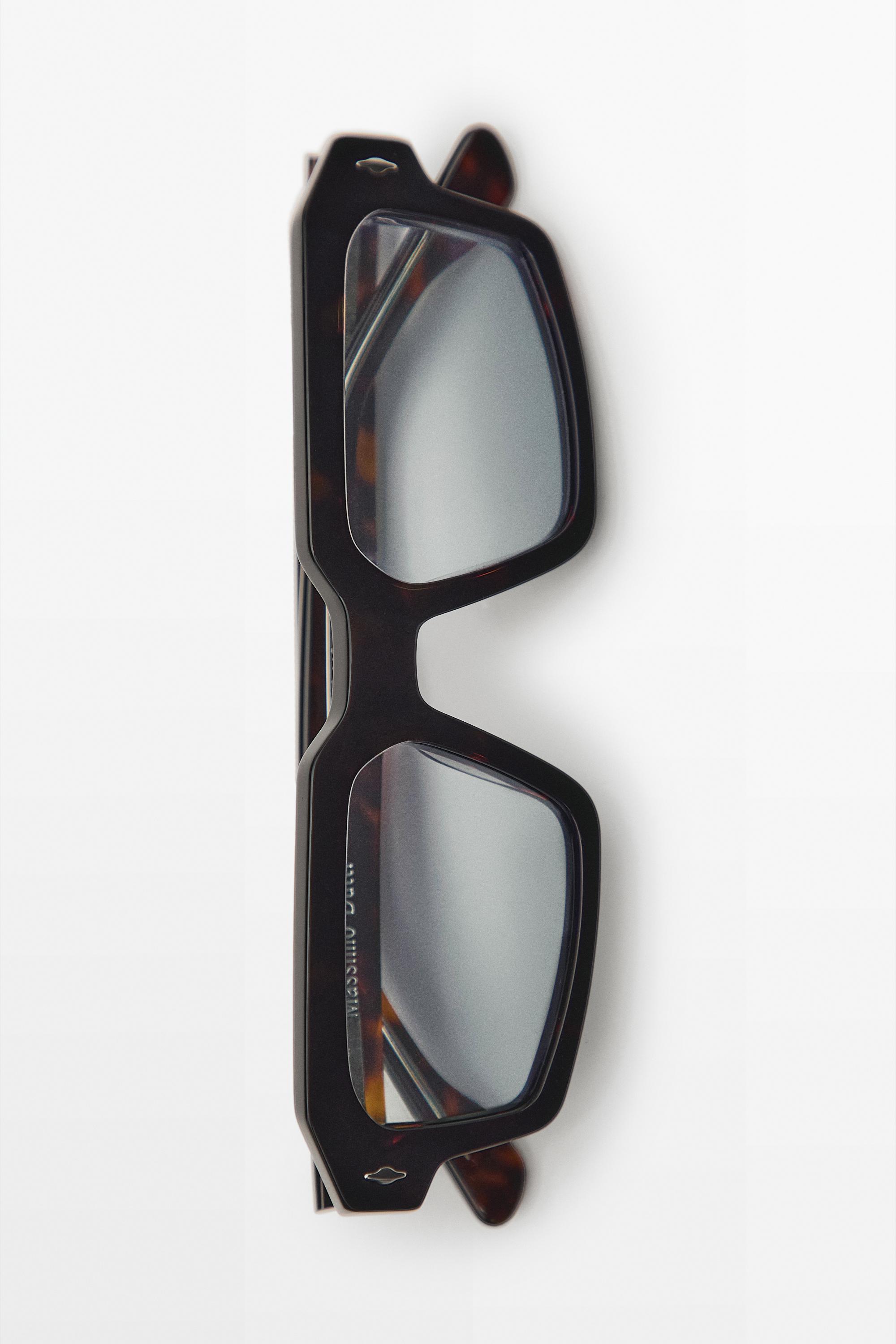 Rectangular sunglasses — BROWN