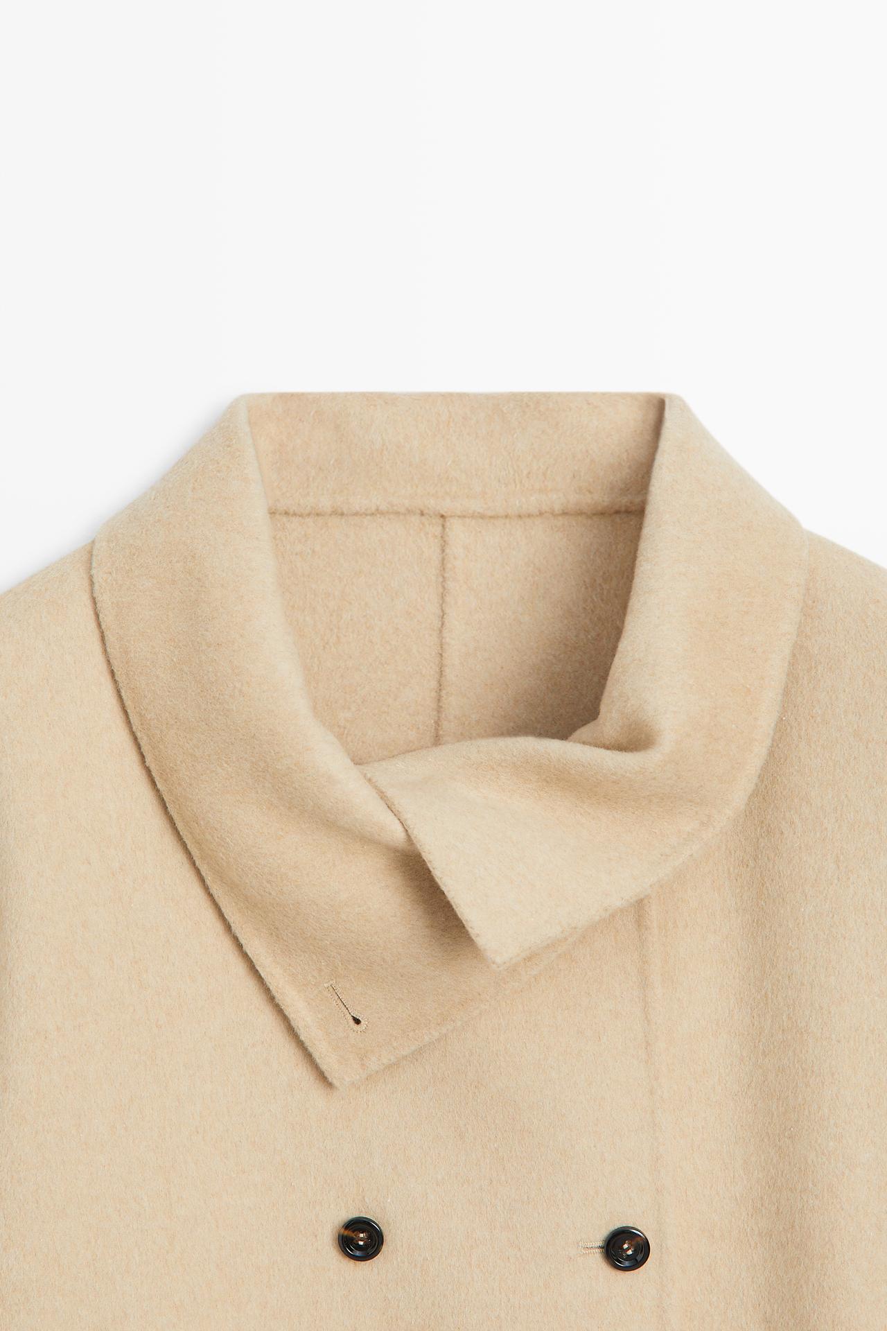 Belted trench coat — SAND BROWN