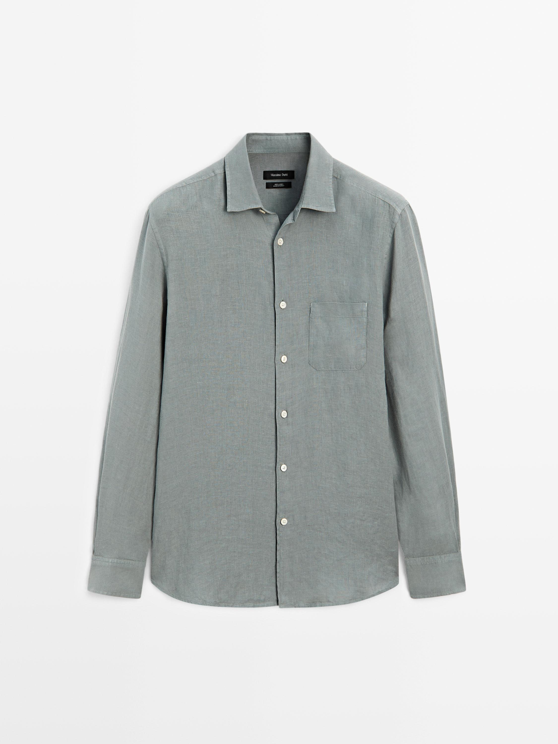 Regular-fit shirt with pocket