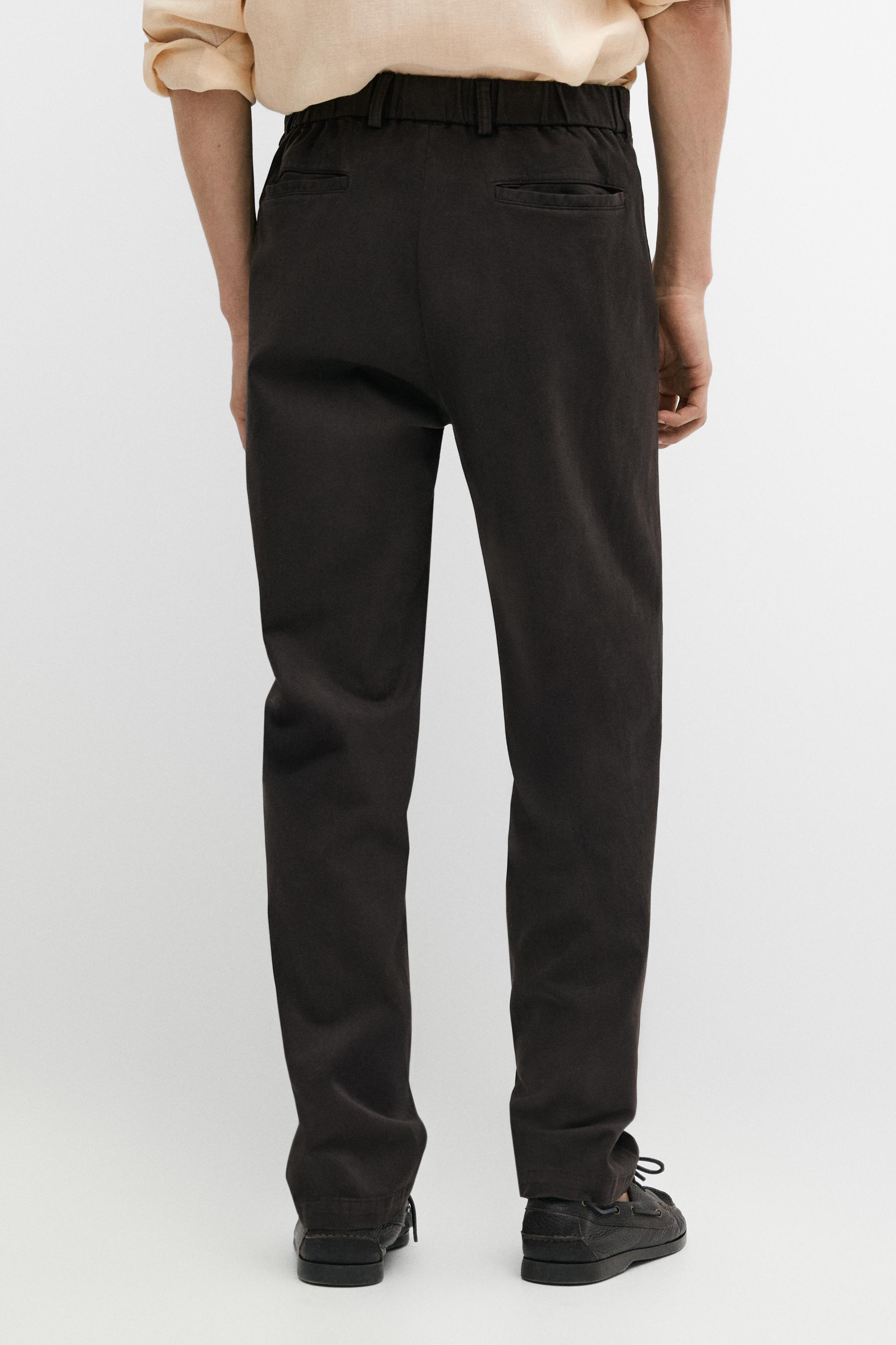 Jogger fit trousers — BROWN