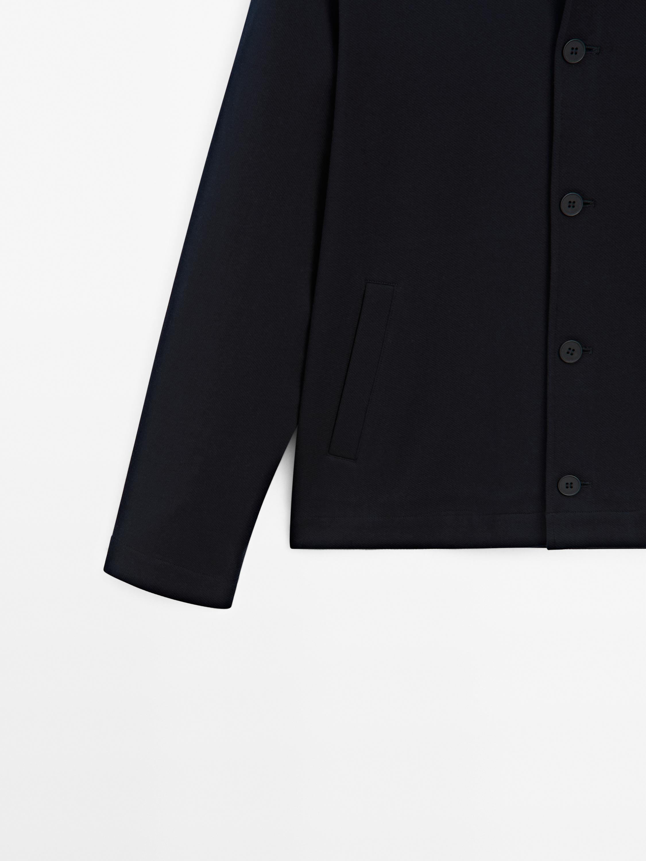 Koszula wierzchnia z diagonalu z mieszanki bawełny