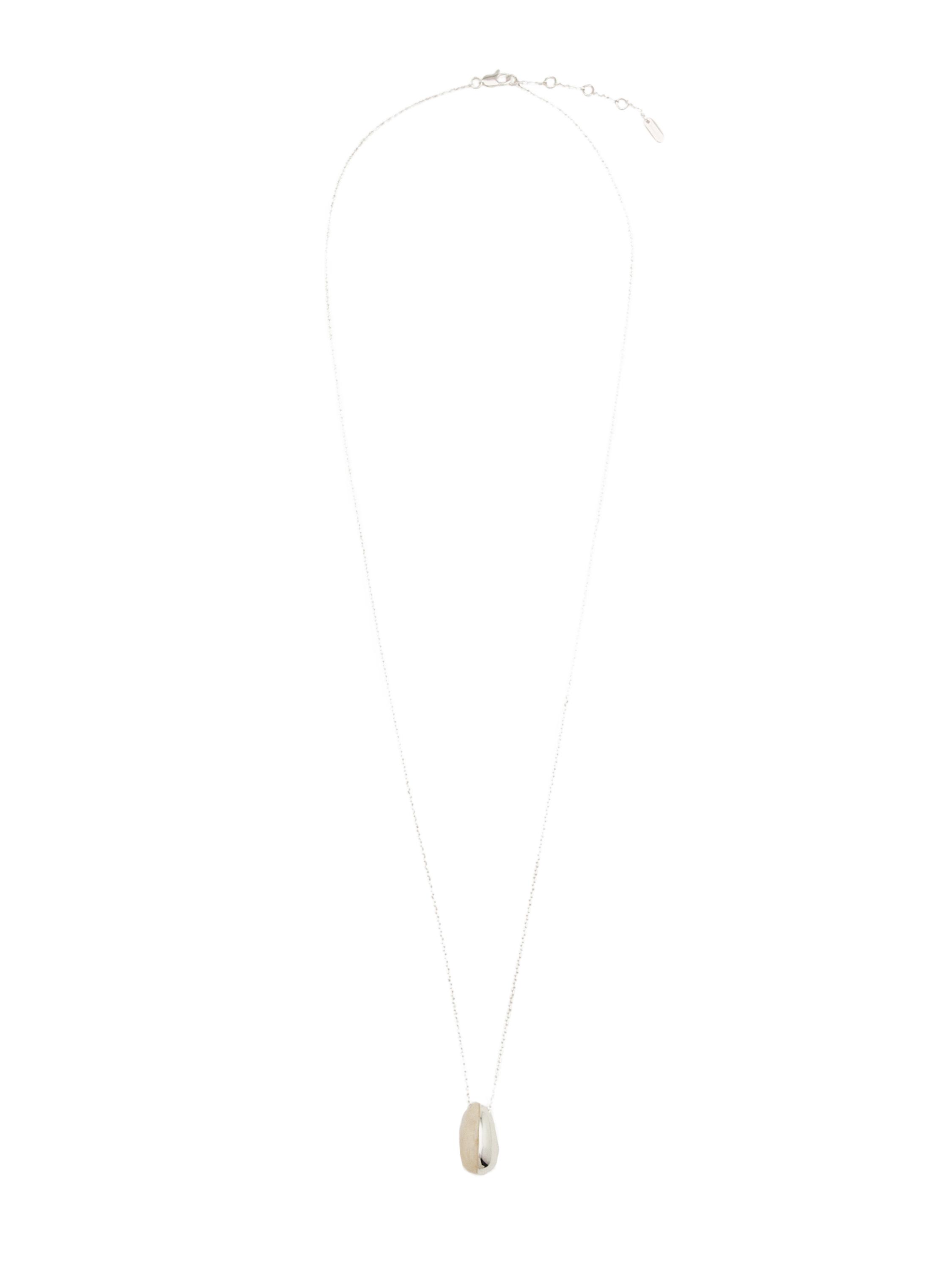 Long Necklace With Resin Droplet Detail · White · Accessories 