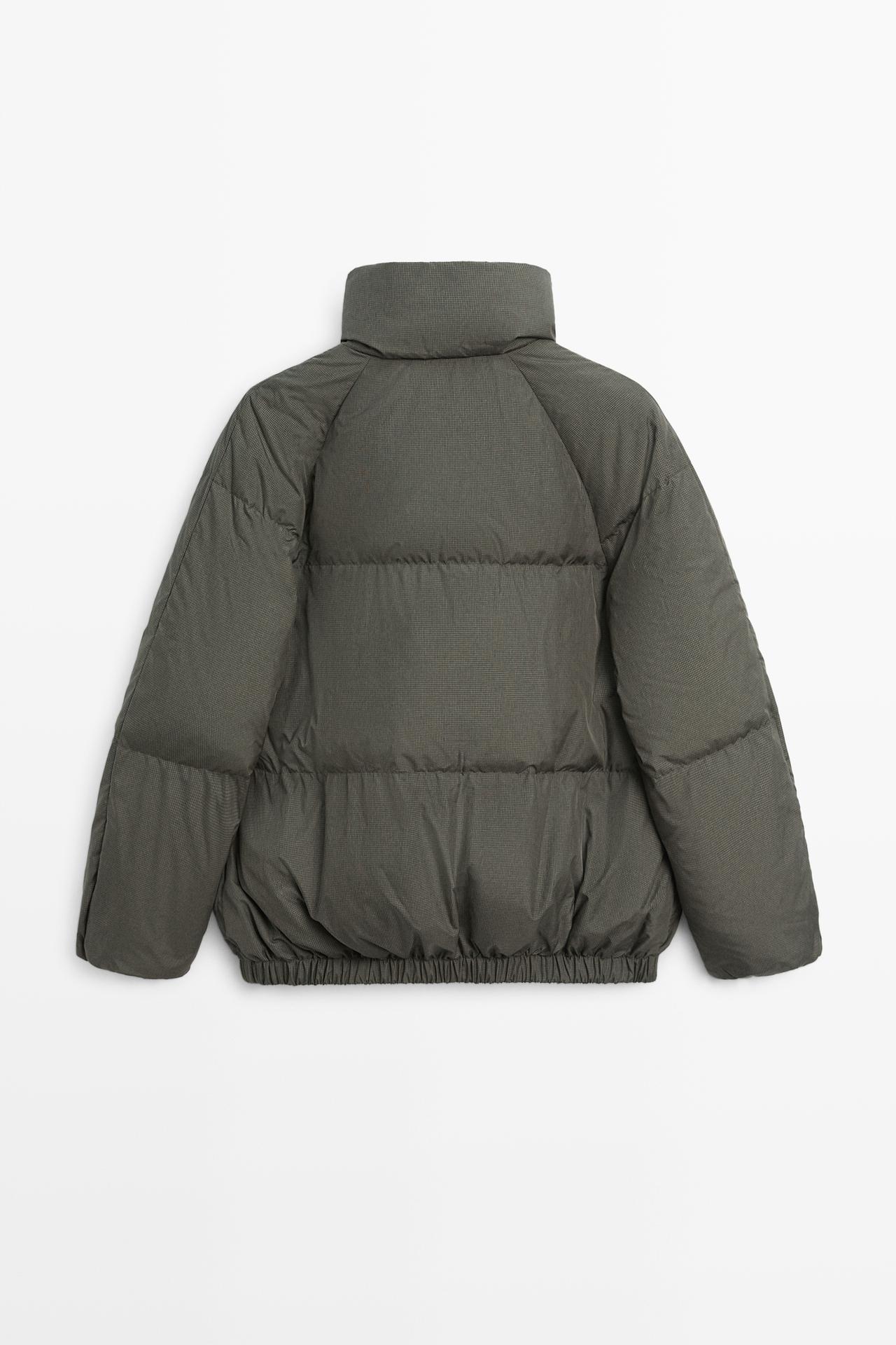 Reversible down jacket — BROWN