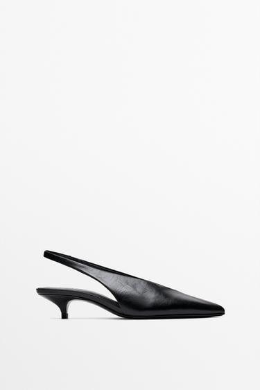 Slingback heels — BLACK 1