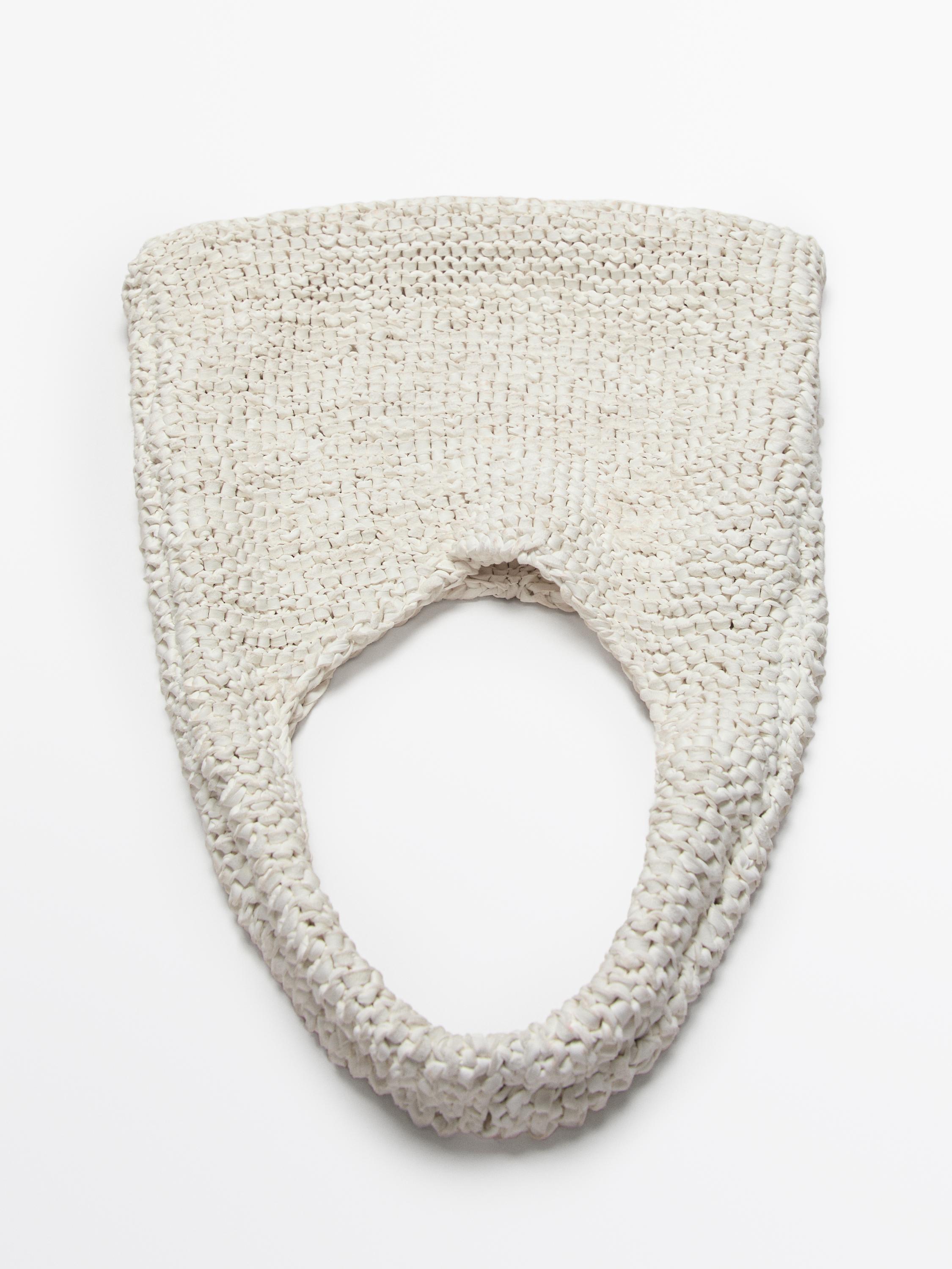 Medium split suede crochet bag - Limited Edition