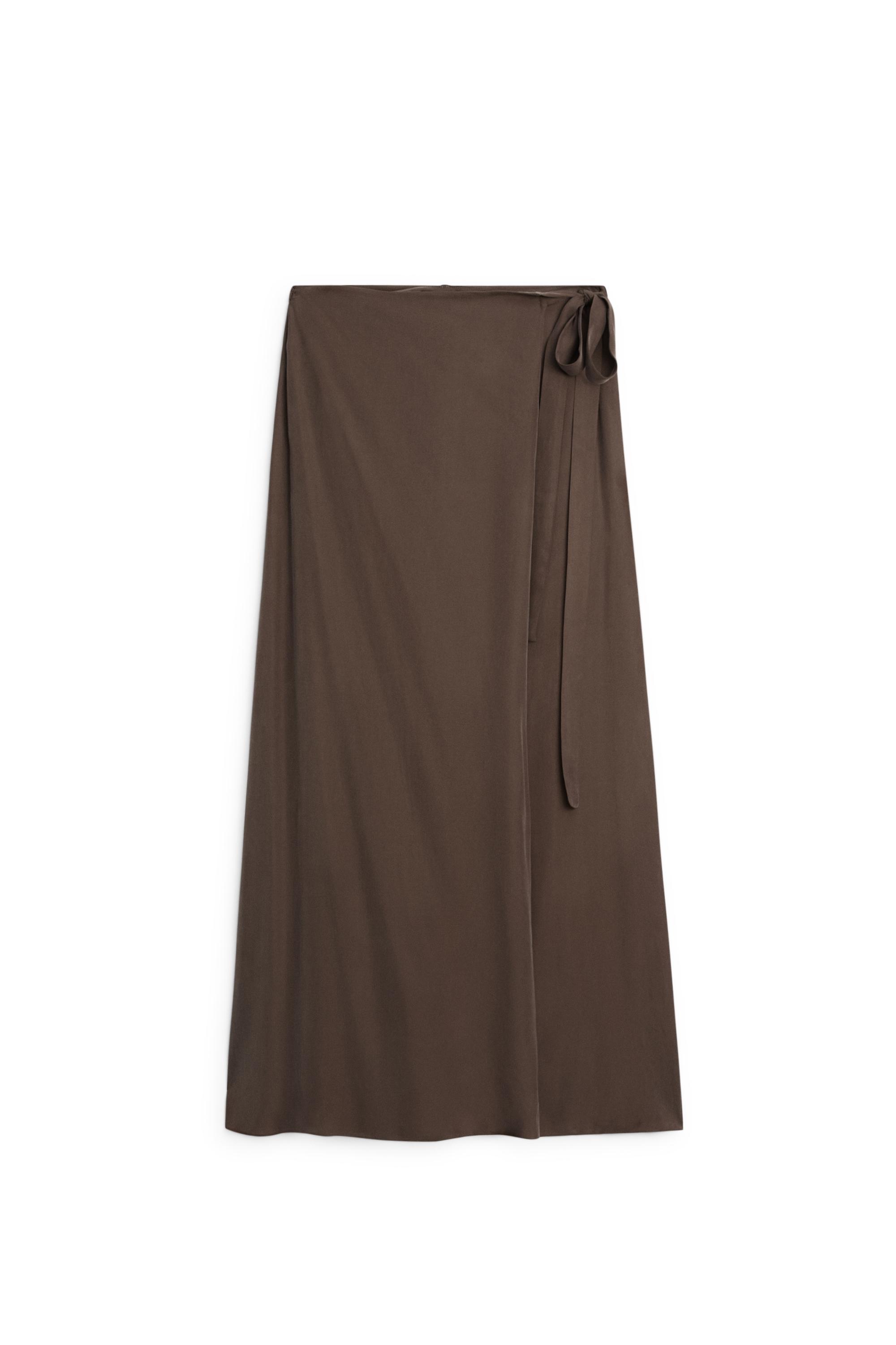 Flowing skort — BROWN