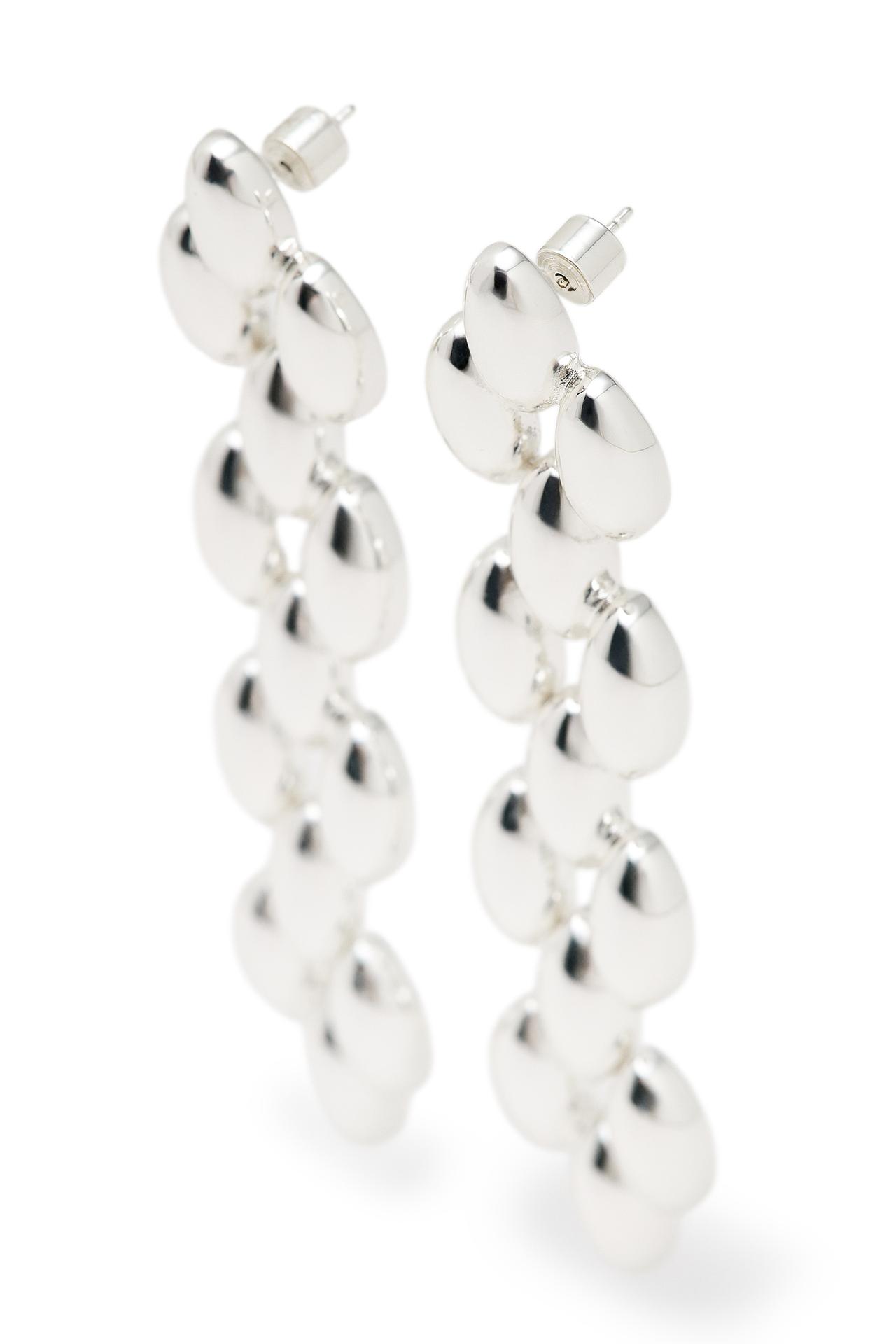 Oval link dangle earrings - LIMITED EDITION — SILVER