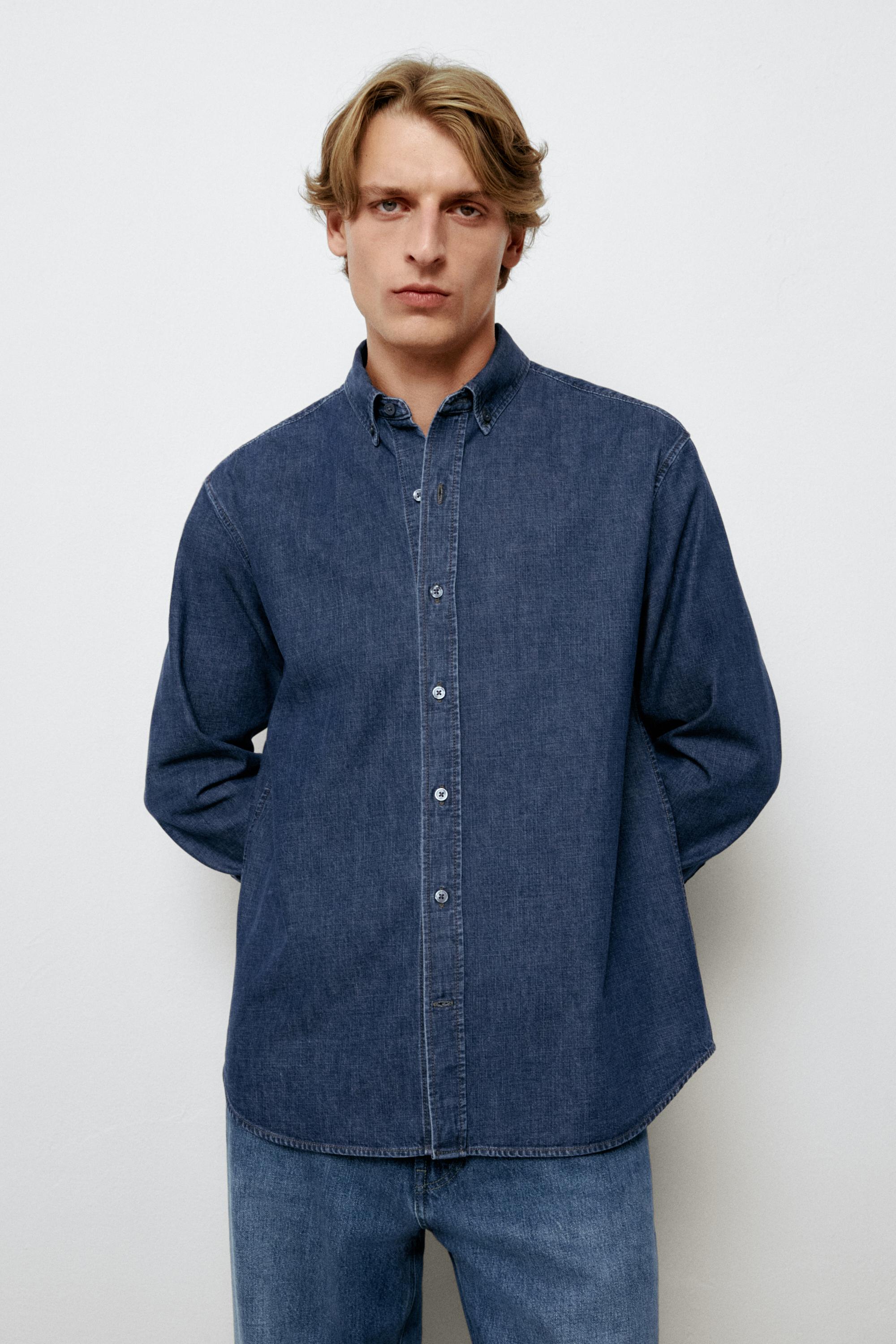 100% Cotton Regular Fit Denim Shirt