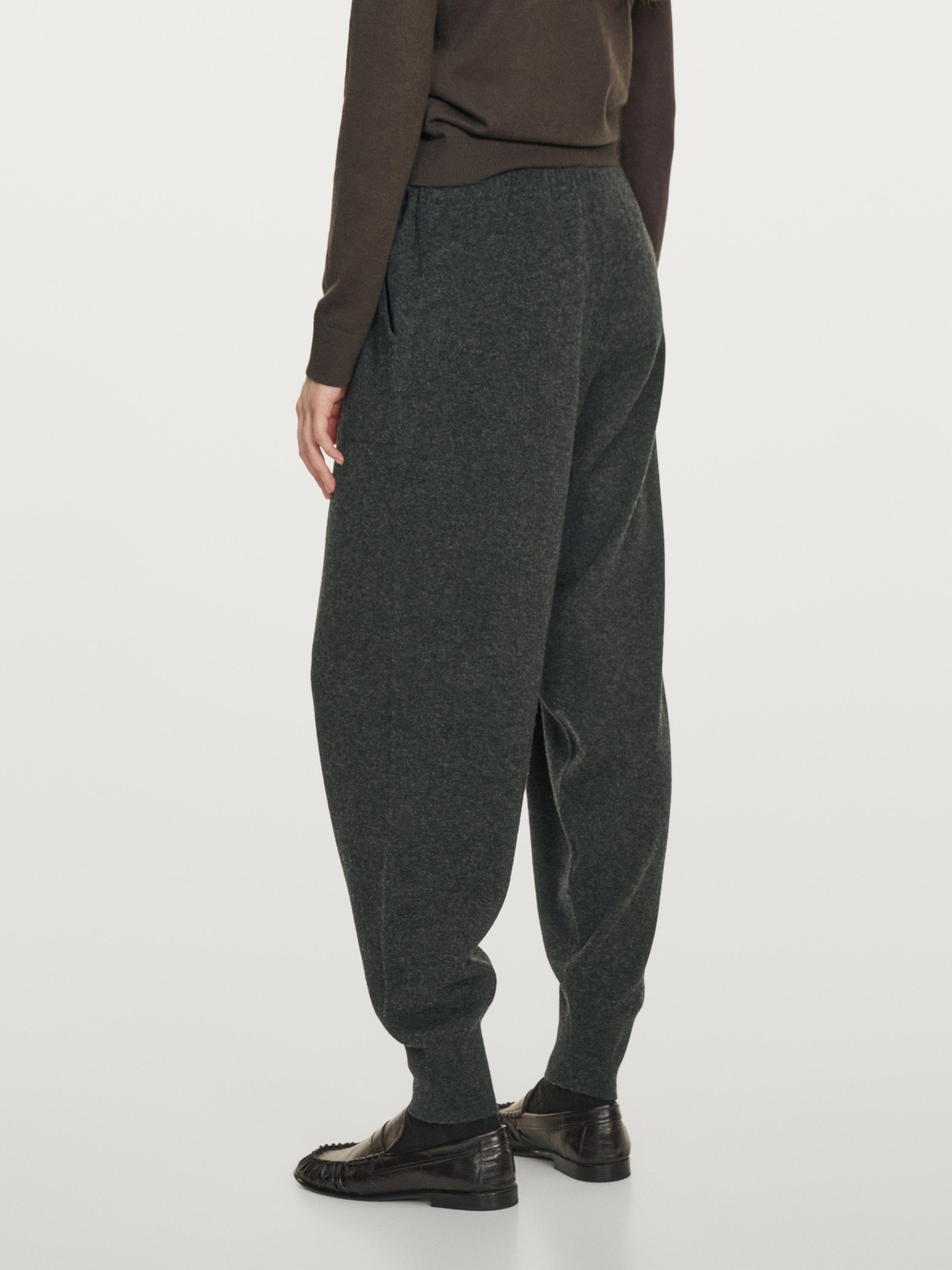 SUNSET MOSSA WOOL WIDE SAROUEL SLACKS Autumn/Winter Collection