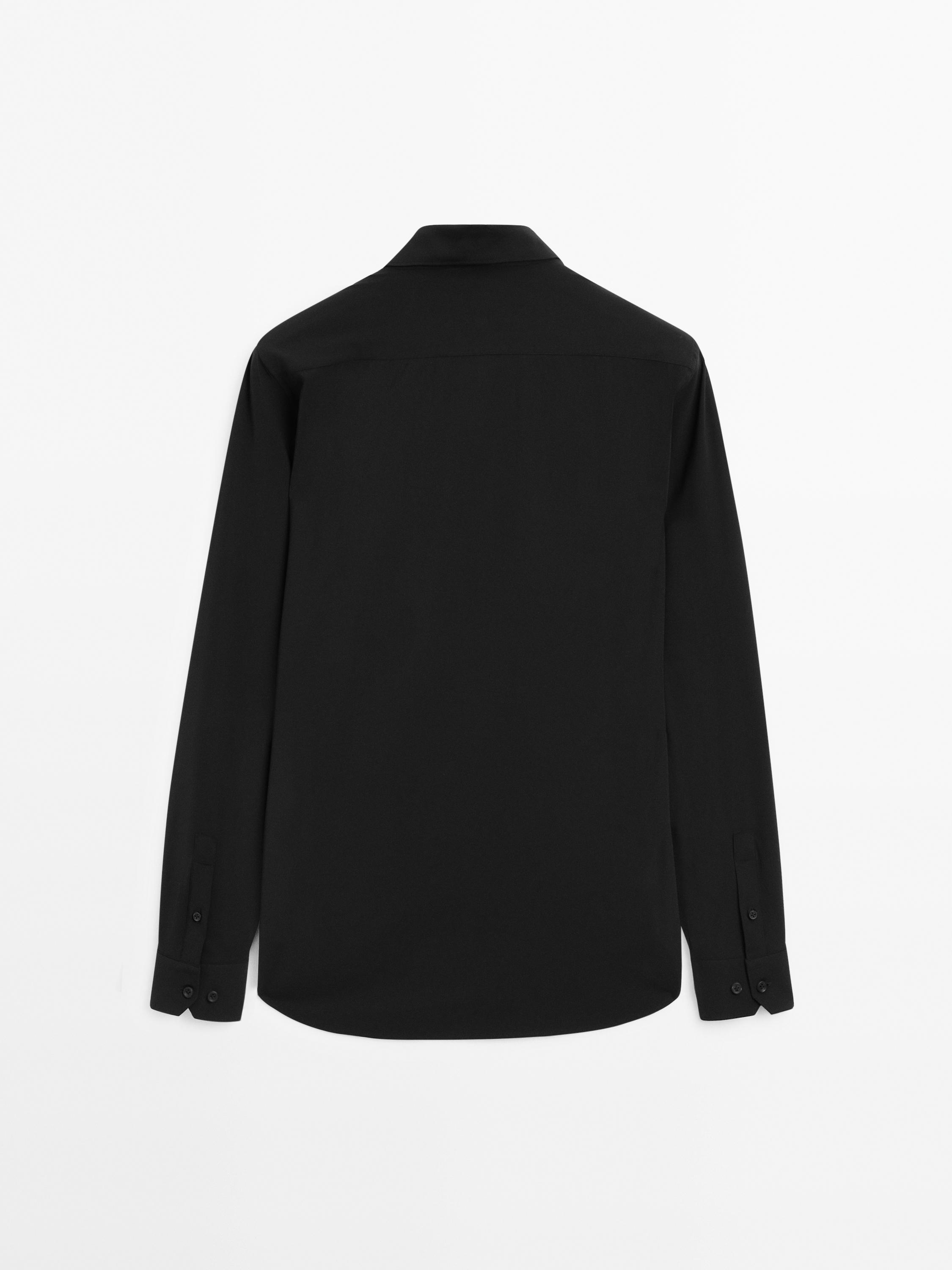 Slim fit non-iron shirt