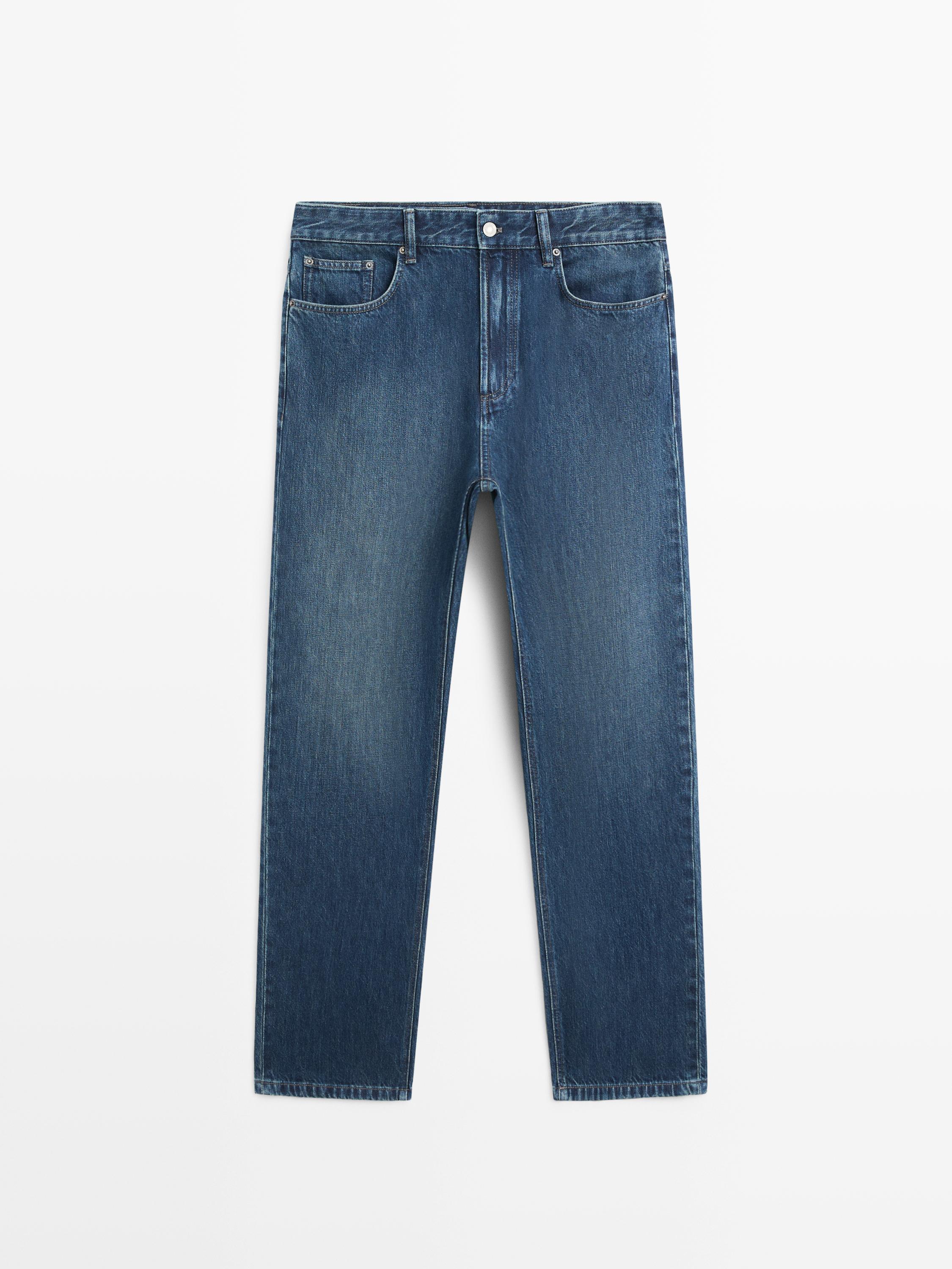 Wide-leg jeans — DARK BLUE