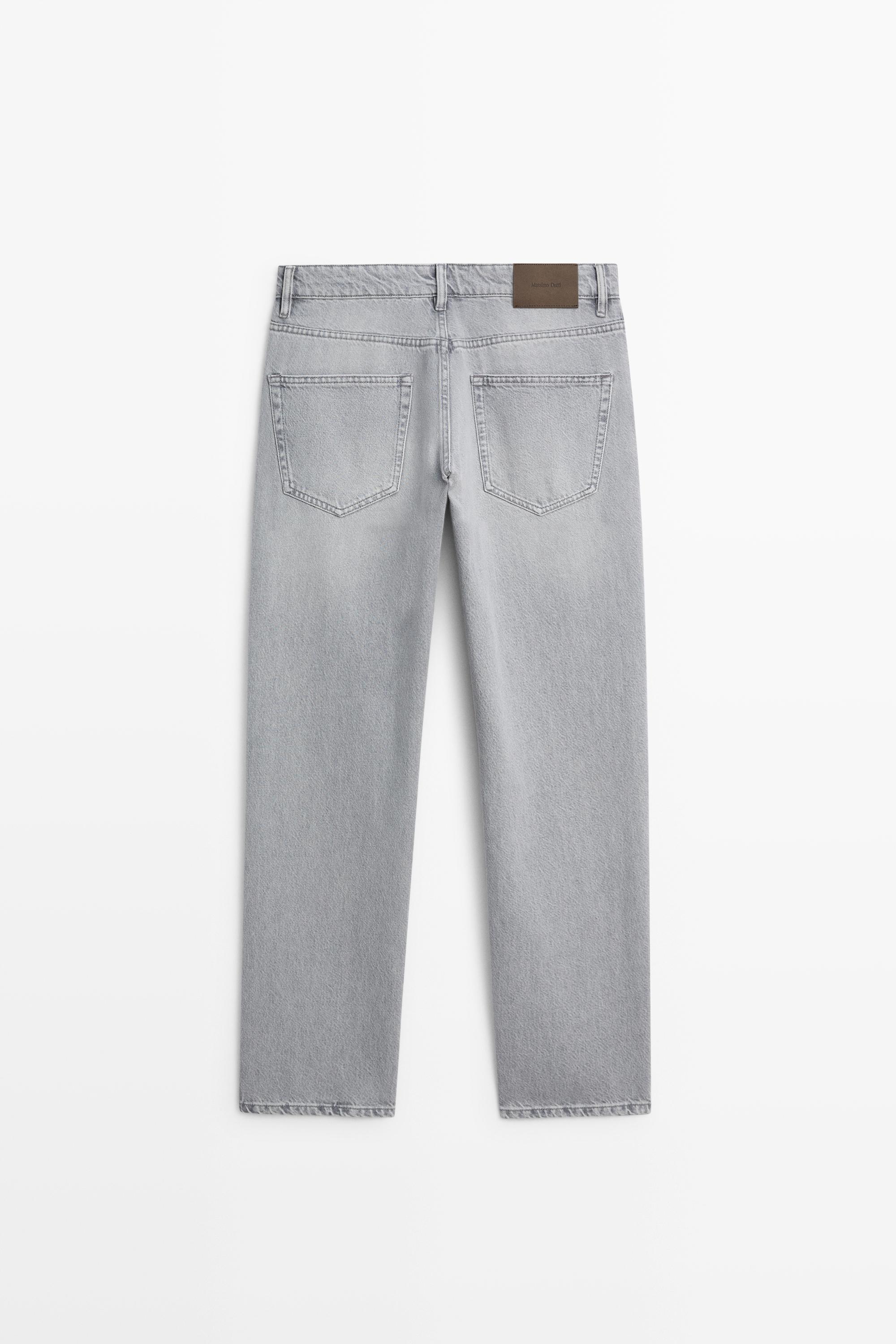 Tapered fit jeans — GREY MARL