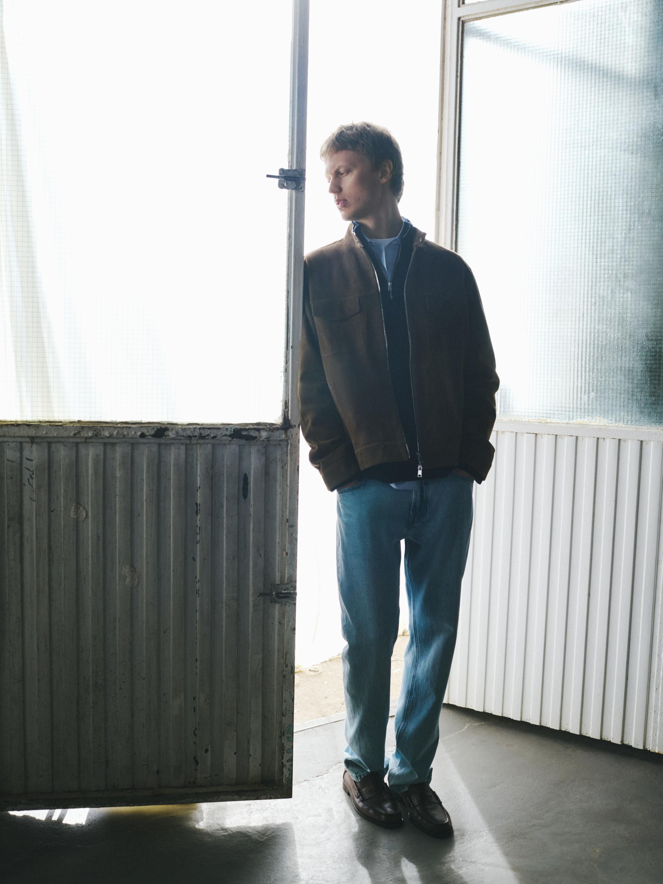 Suede leather jacket — OCHRE
