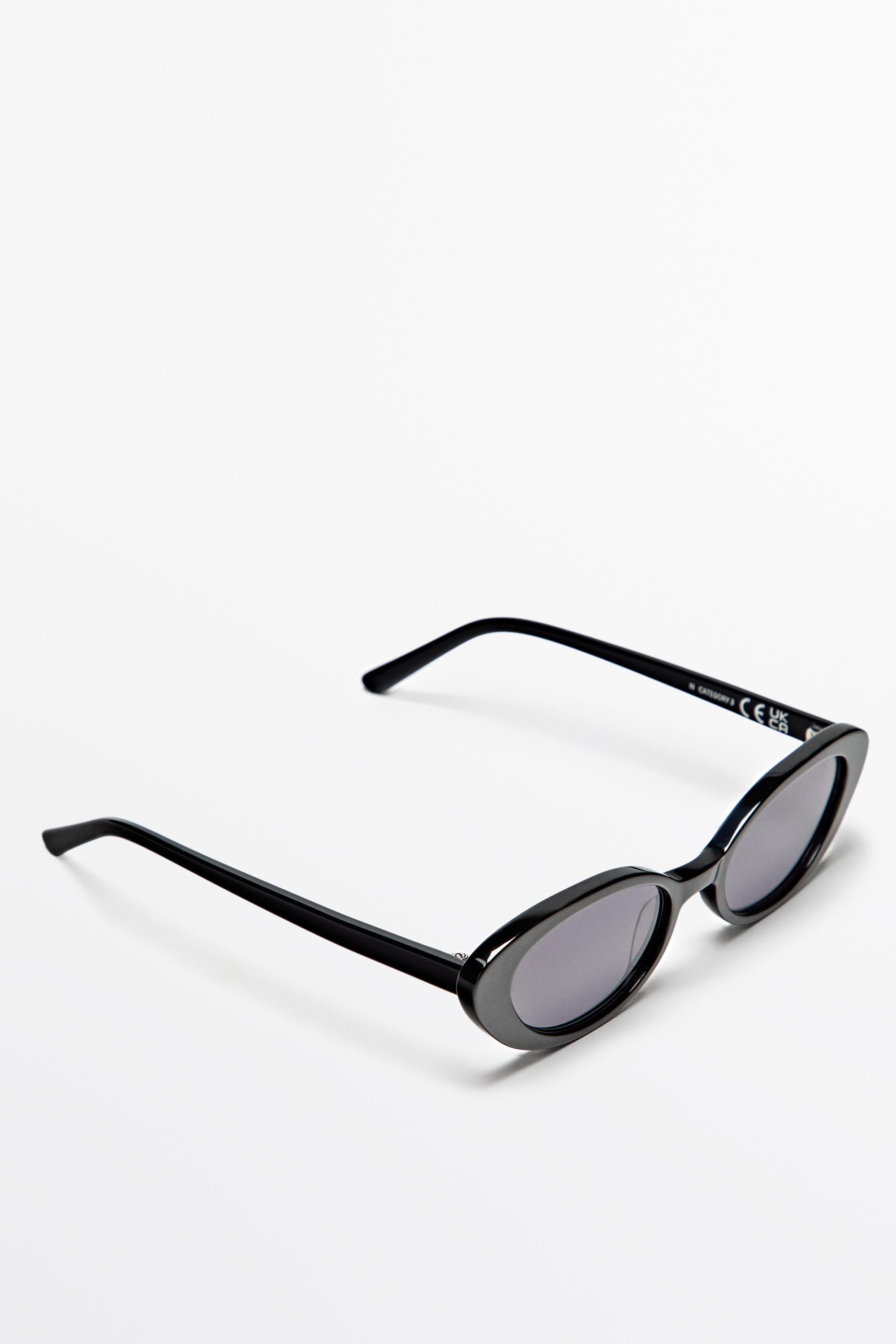 Narrow sunglasses — BLACK