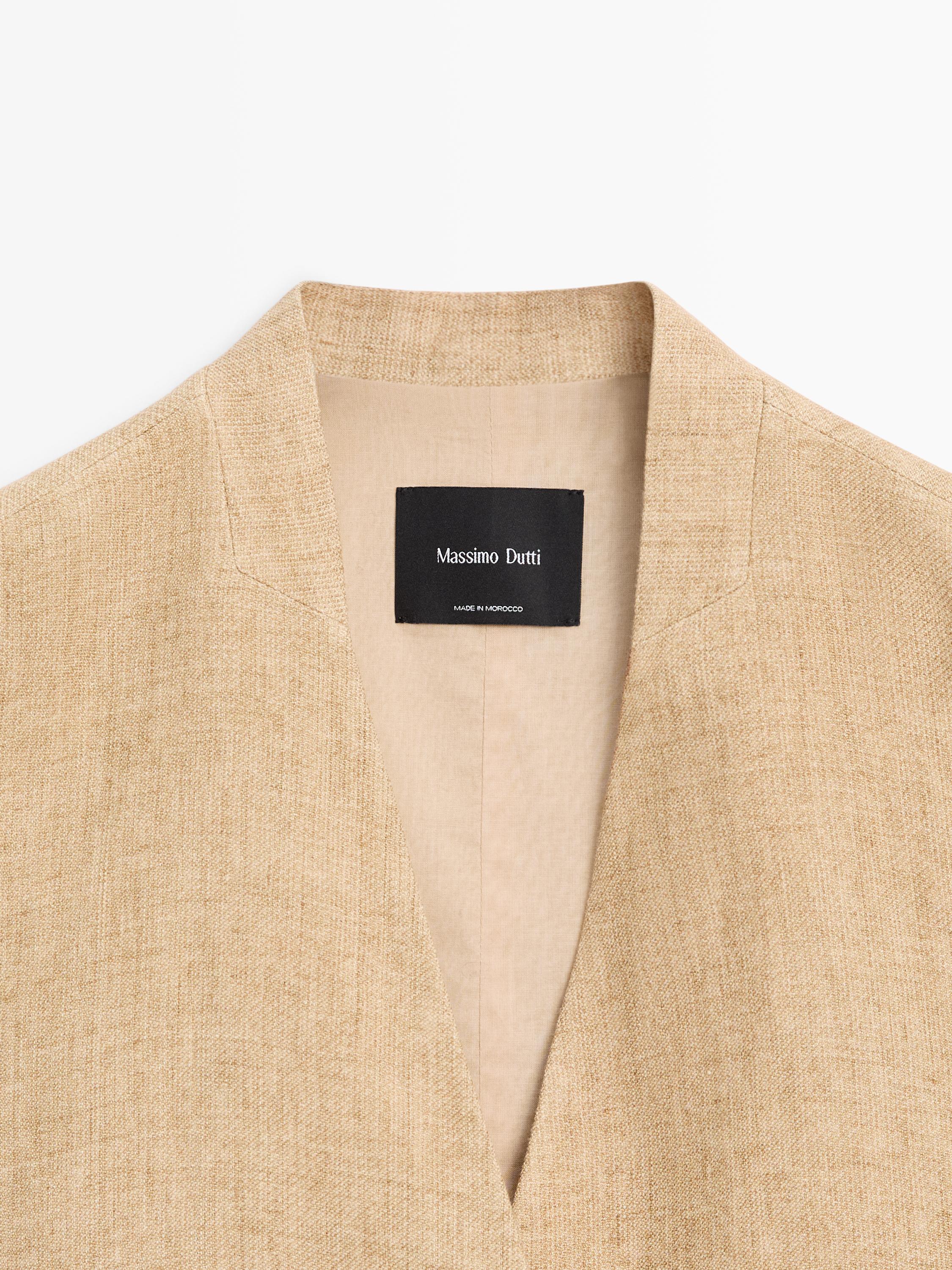 Kruvaze kesim keten yelek