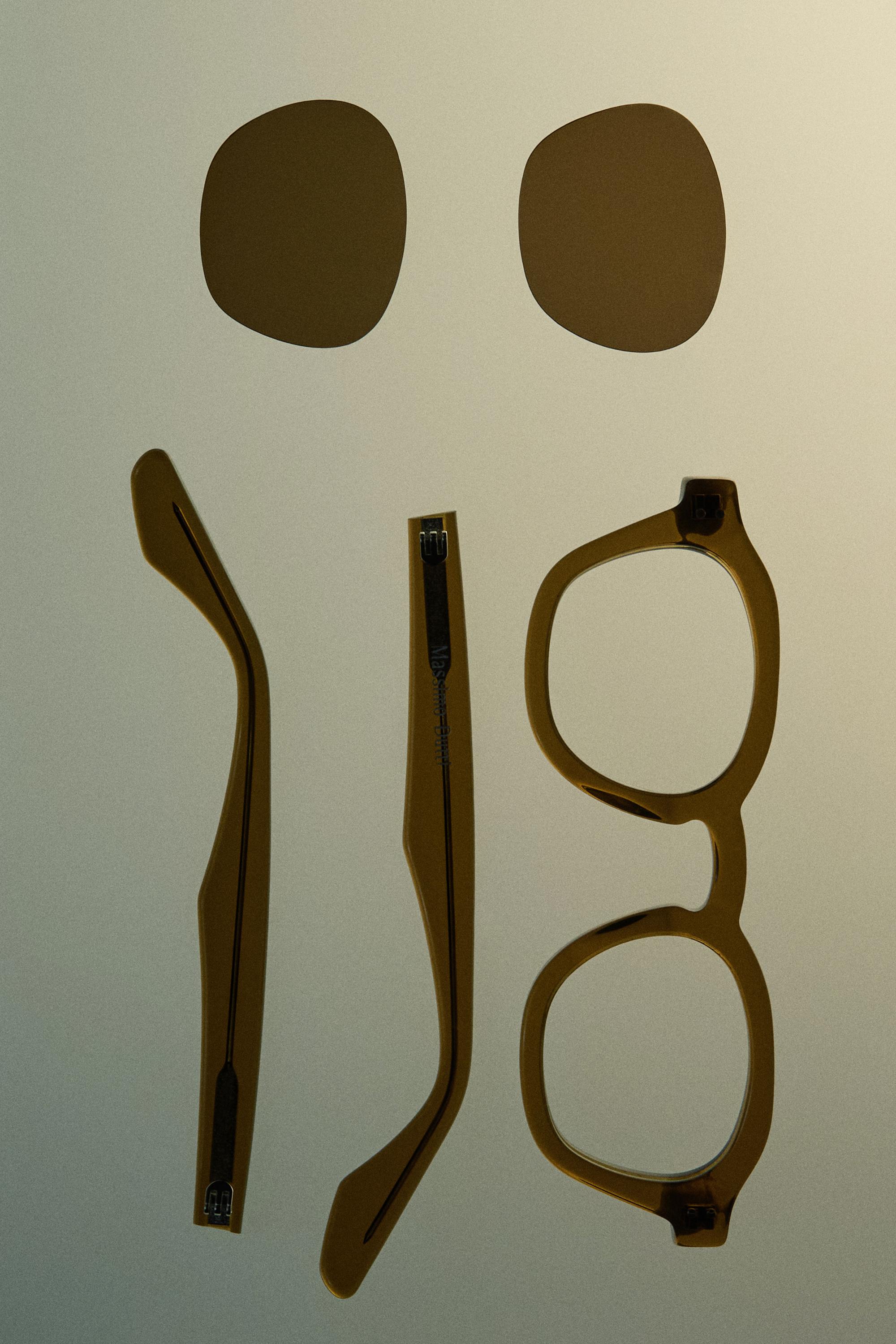 Round sunglasses — ORANGE