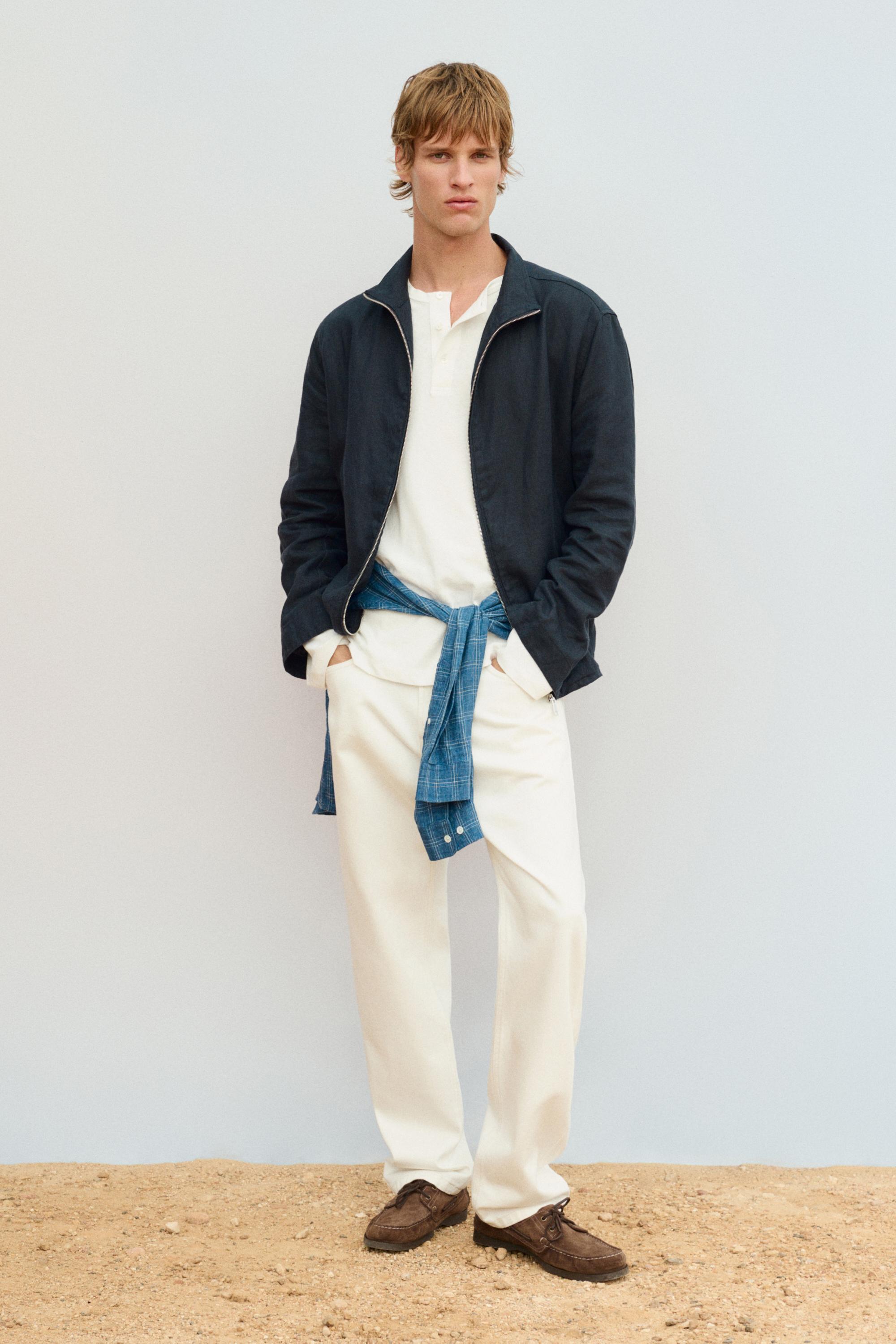 Relaxed-fit jeans — WHITE