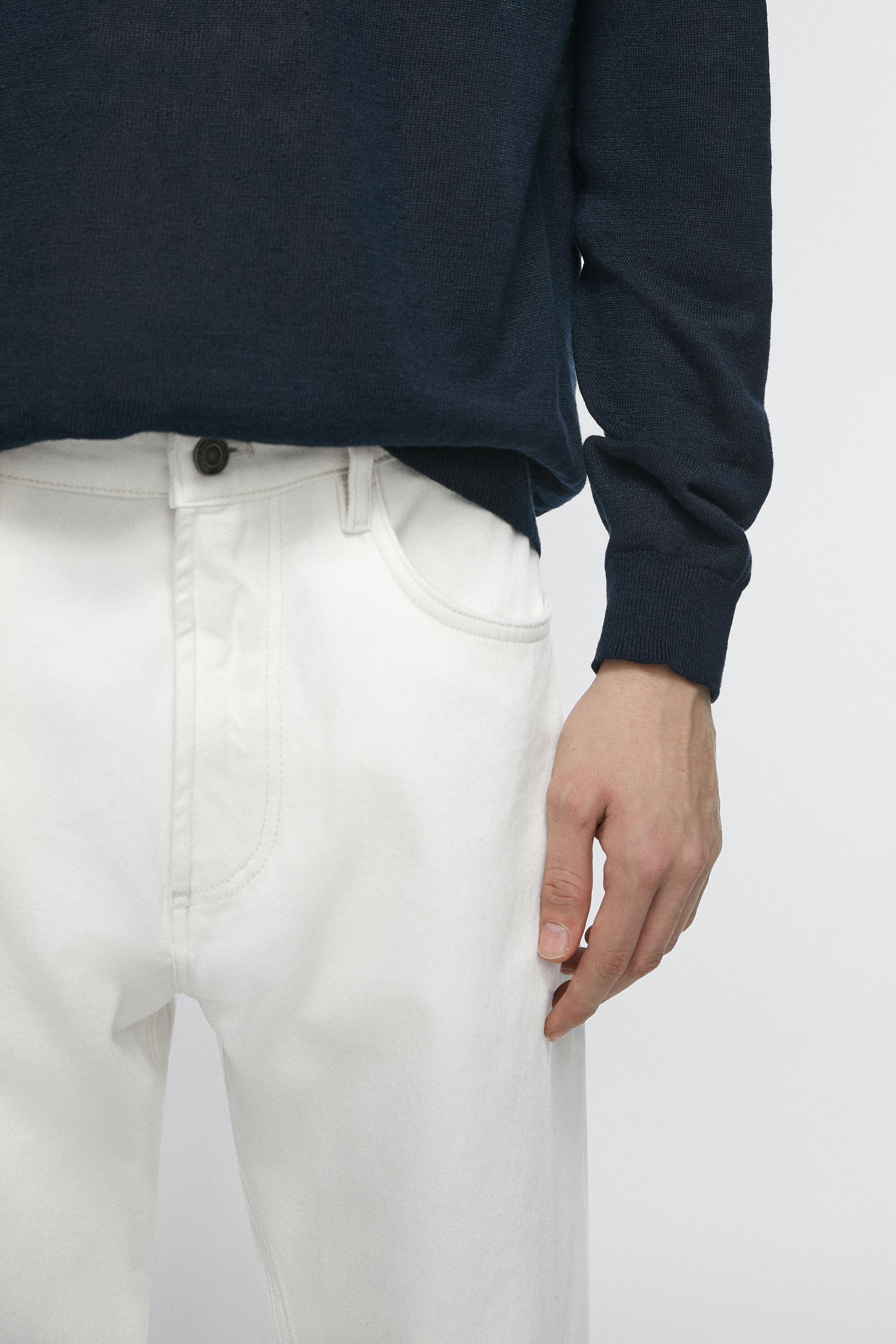 Relaxed-fit jeans — WHITE