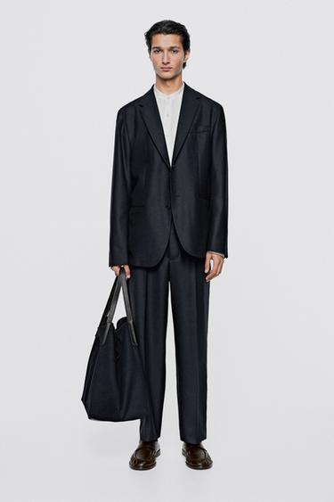 Wool blend suit blazer - LIMITED EDITION — NAVY BLUE 1