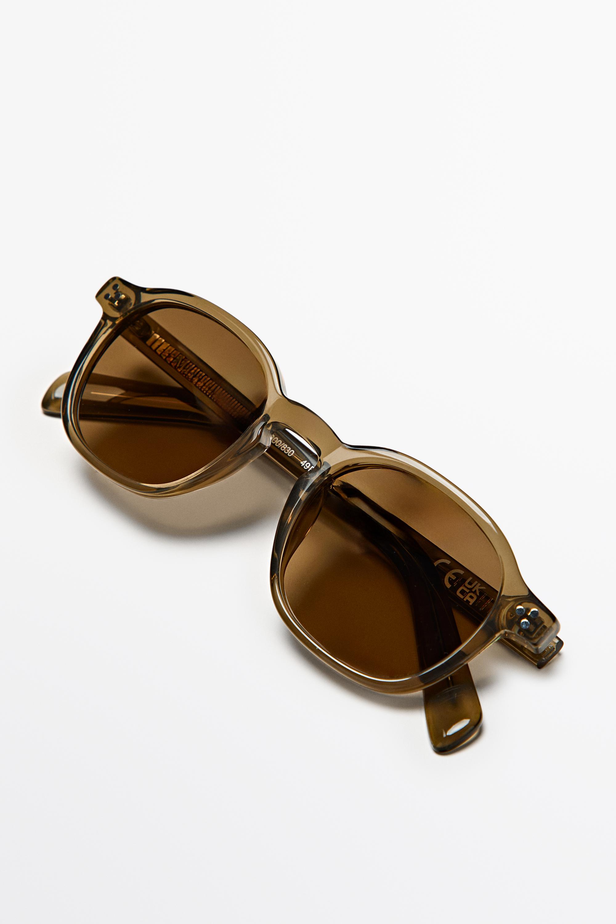 Round sunglasses — MOLE BROWN